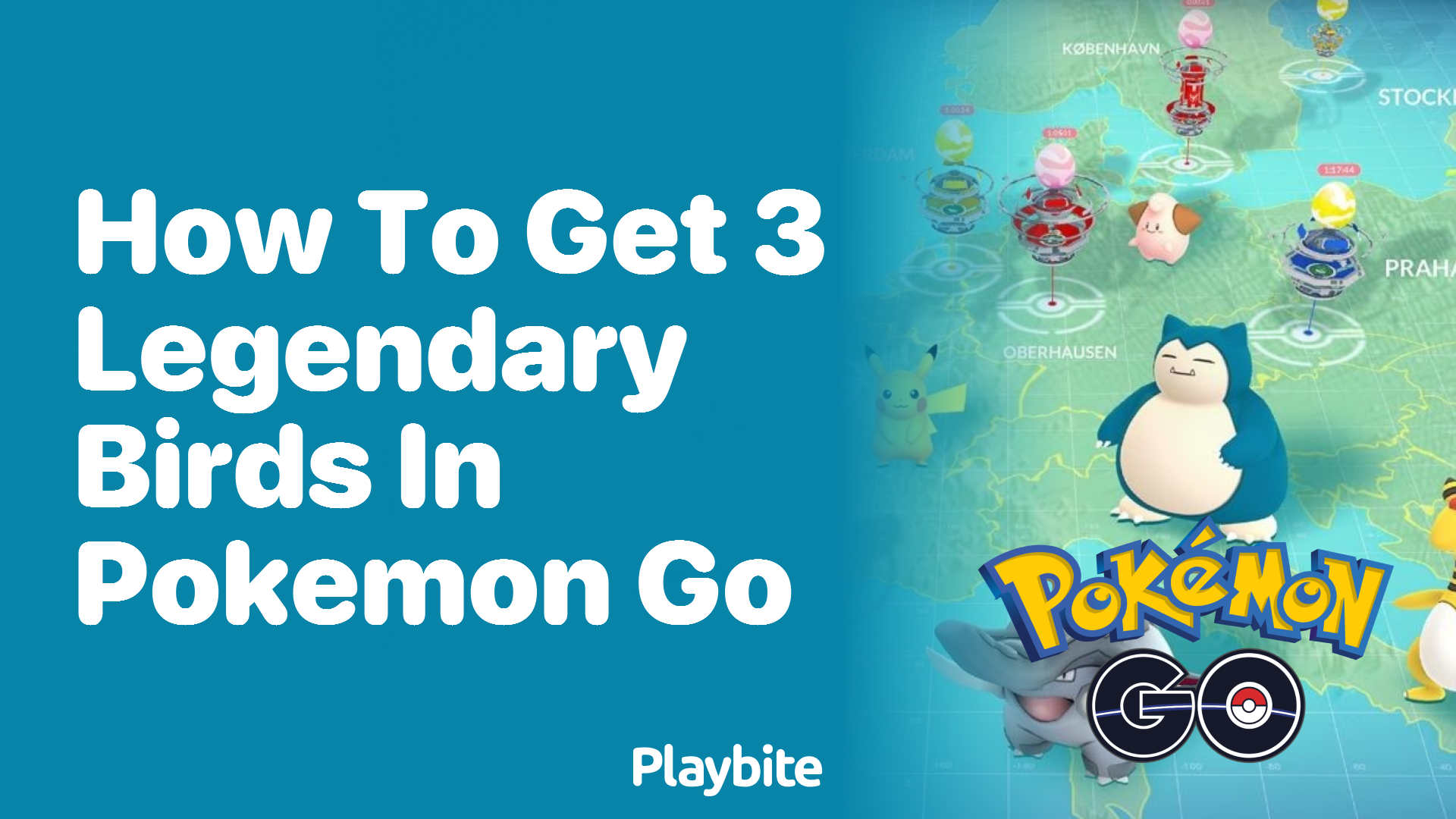 How to Get the 3 Legendary Birds in Pokémon GO