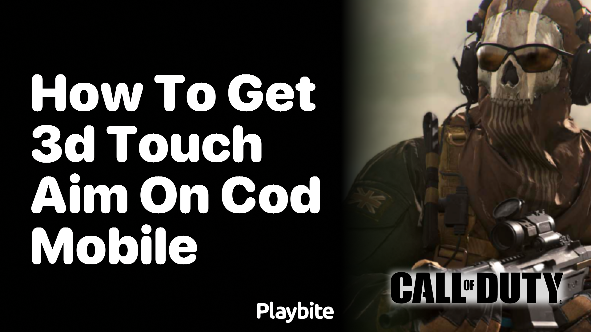 How to Get 3D Touch Aim on COD Mobile