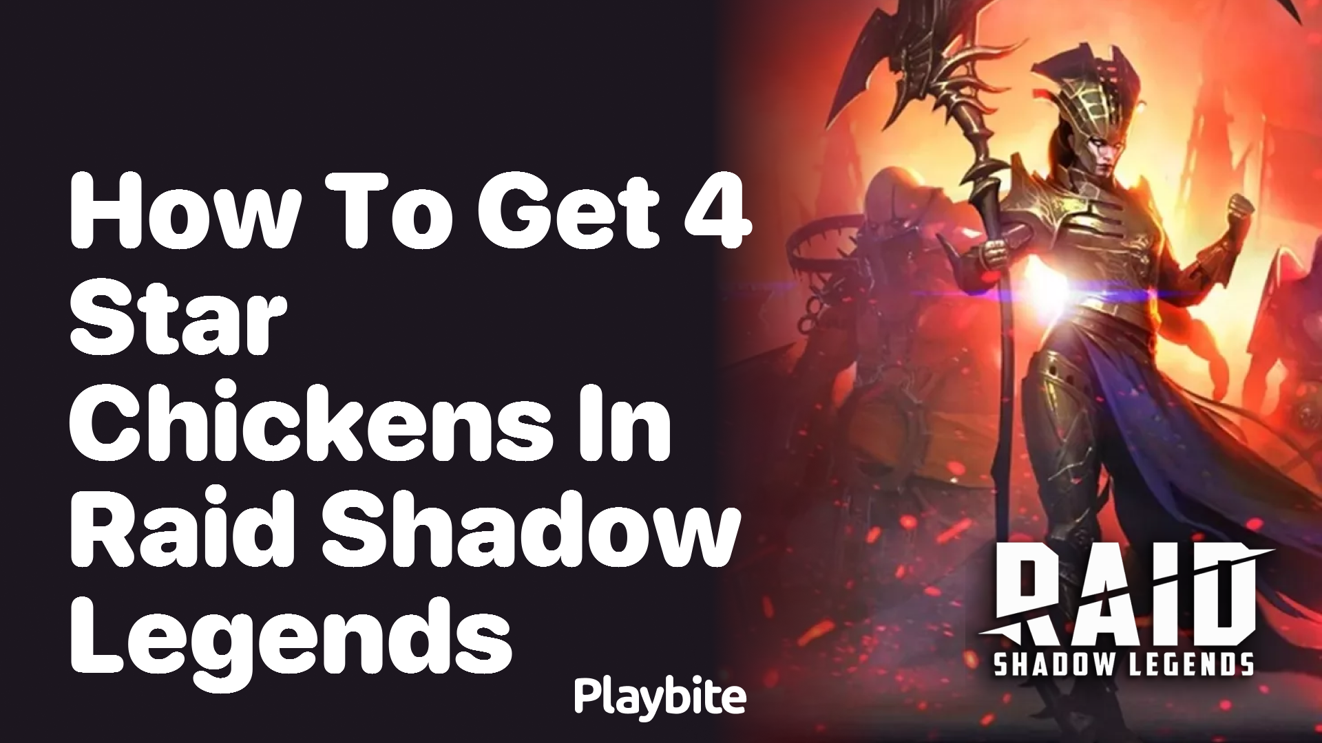 How to Get 4Star Chickens in Raid Shadow Legends Playbite