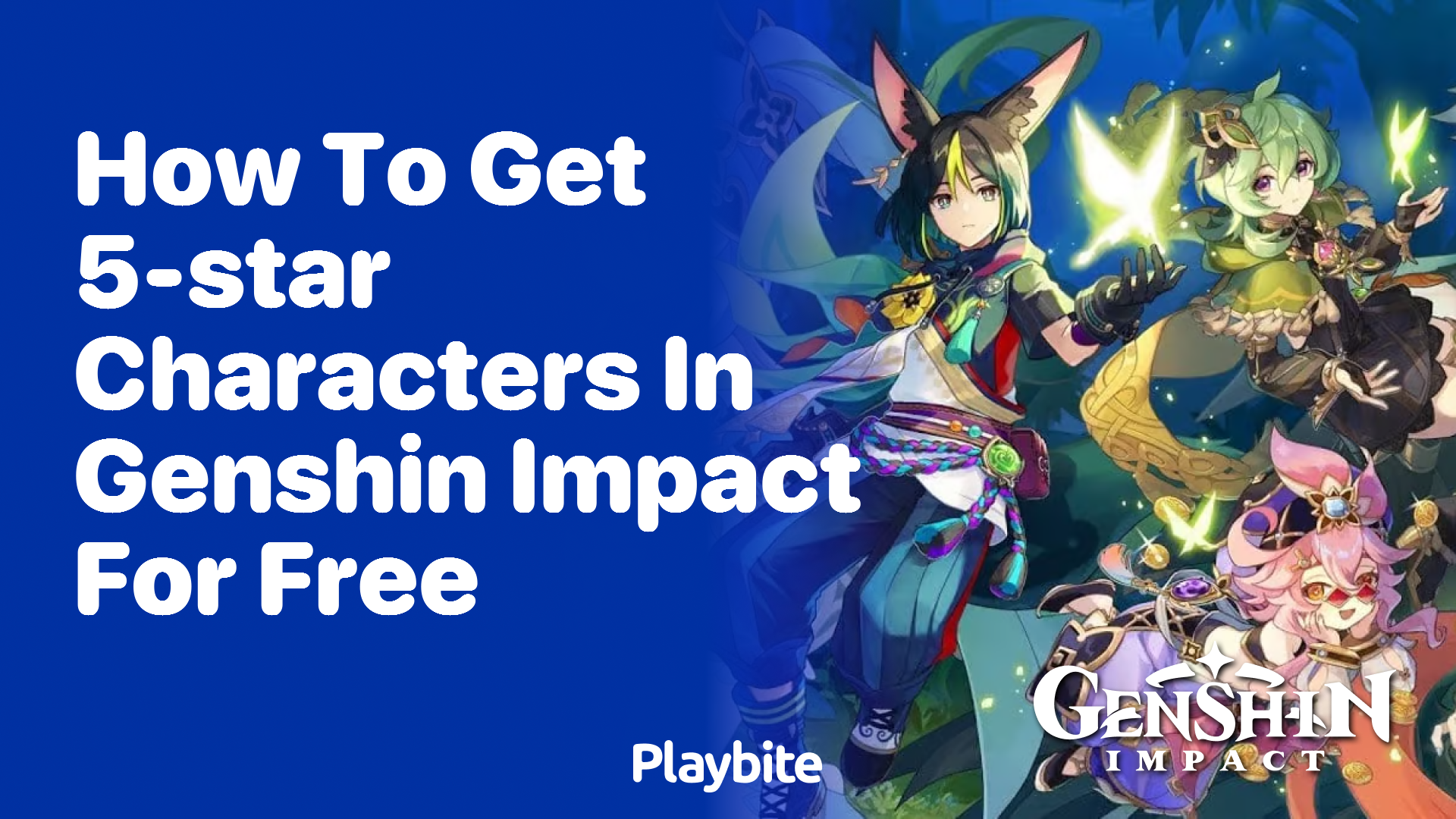 How to Get 5-Star Characters in Genshin Impact for Free