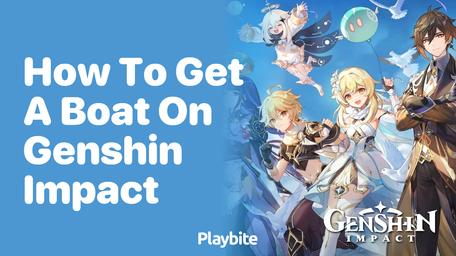 How to Get a Boat on Genshin Impact