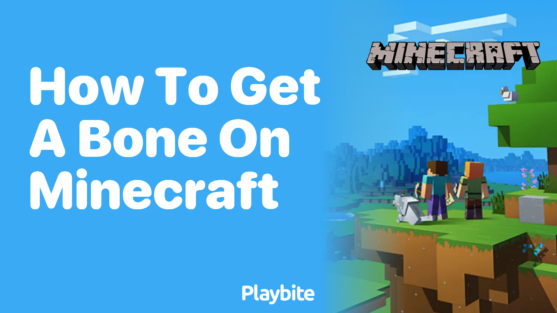 How to Get a Bone on Minecraft