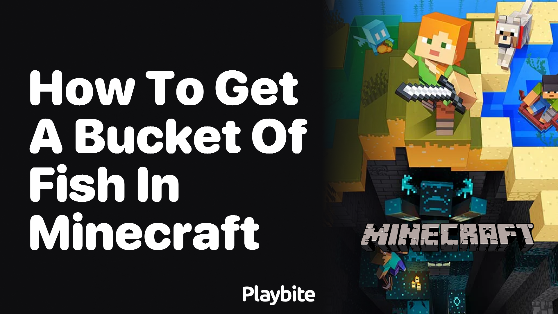 How to Get a Bucket of Fish in Minecraft - Playbite