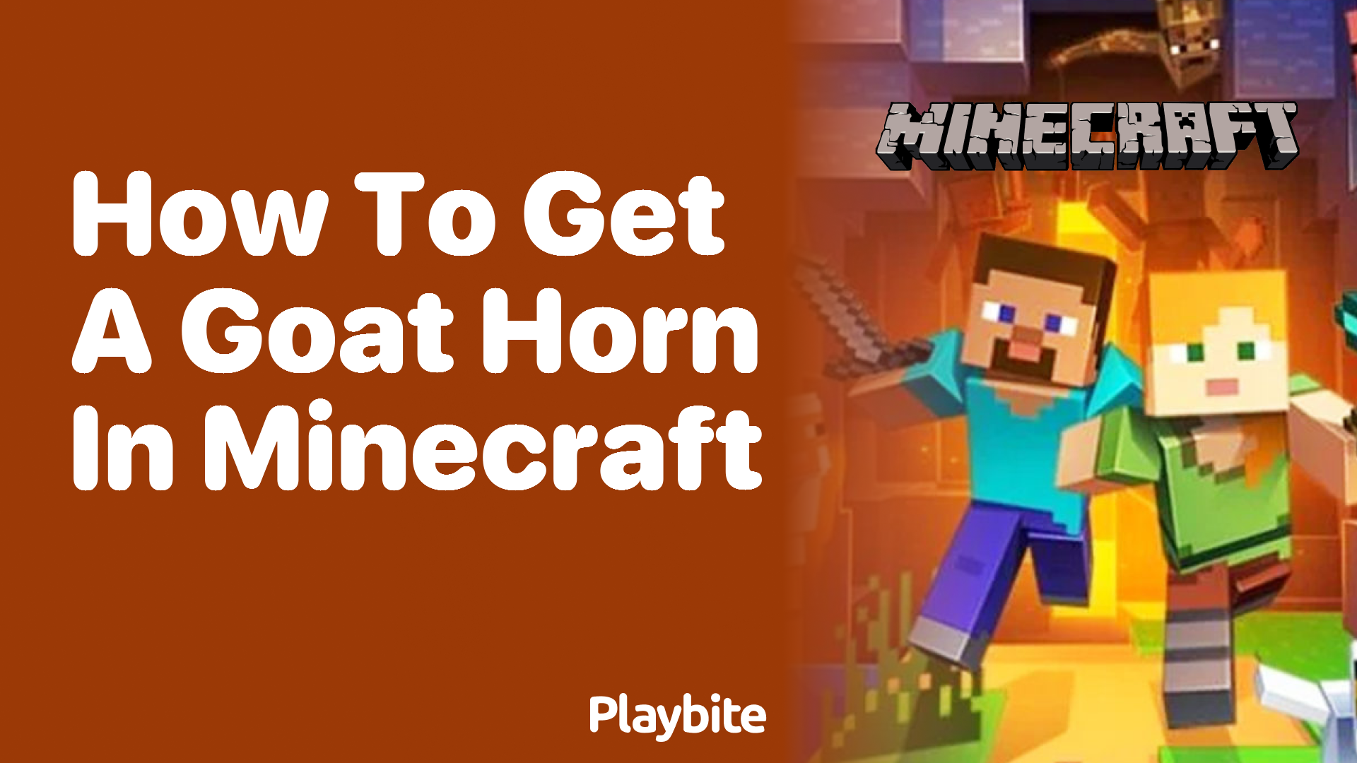 How to Get a Goat Horn in Minecraft