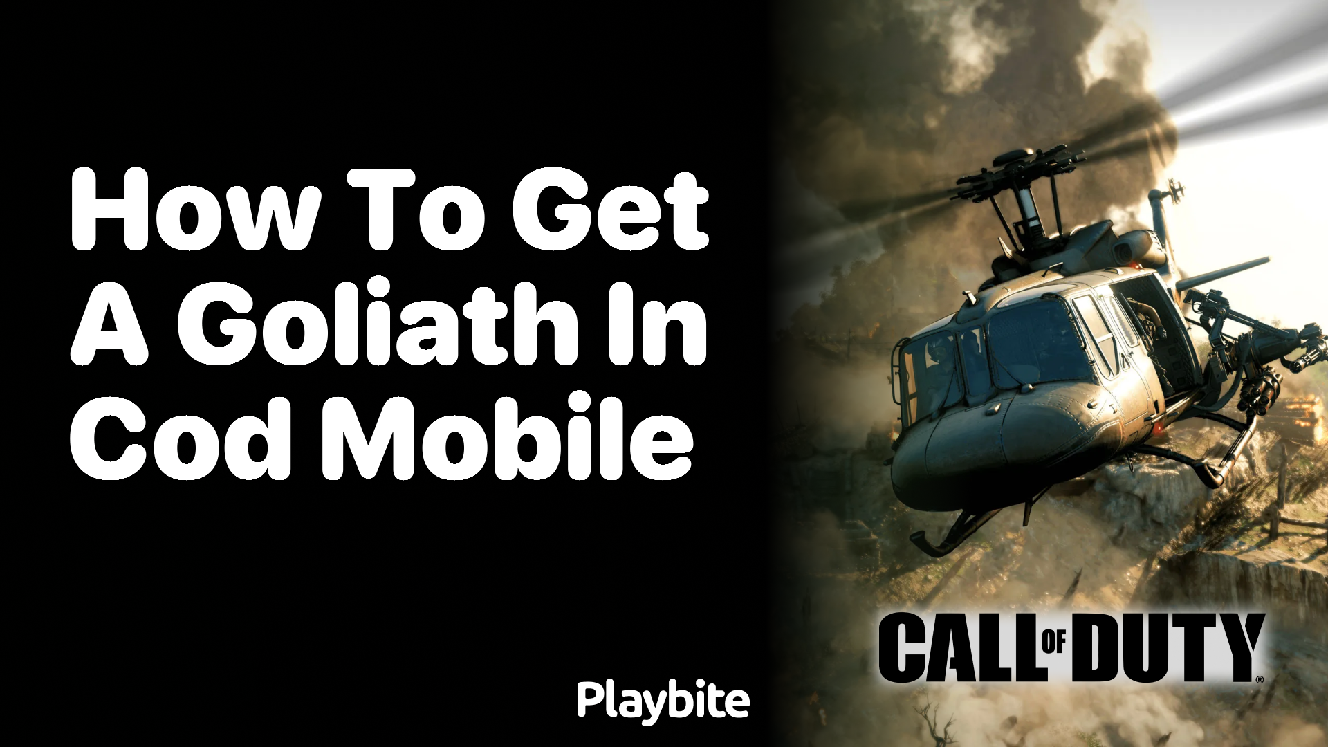 How to Get a Goliath in COD Mobile