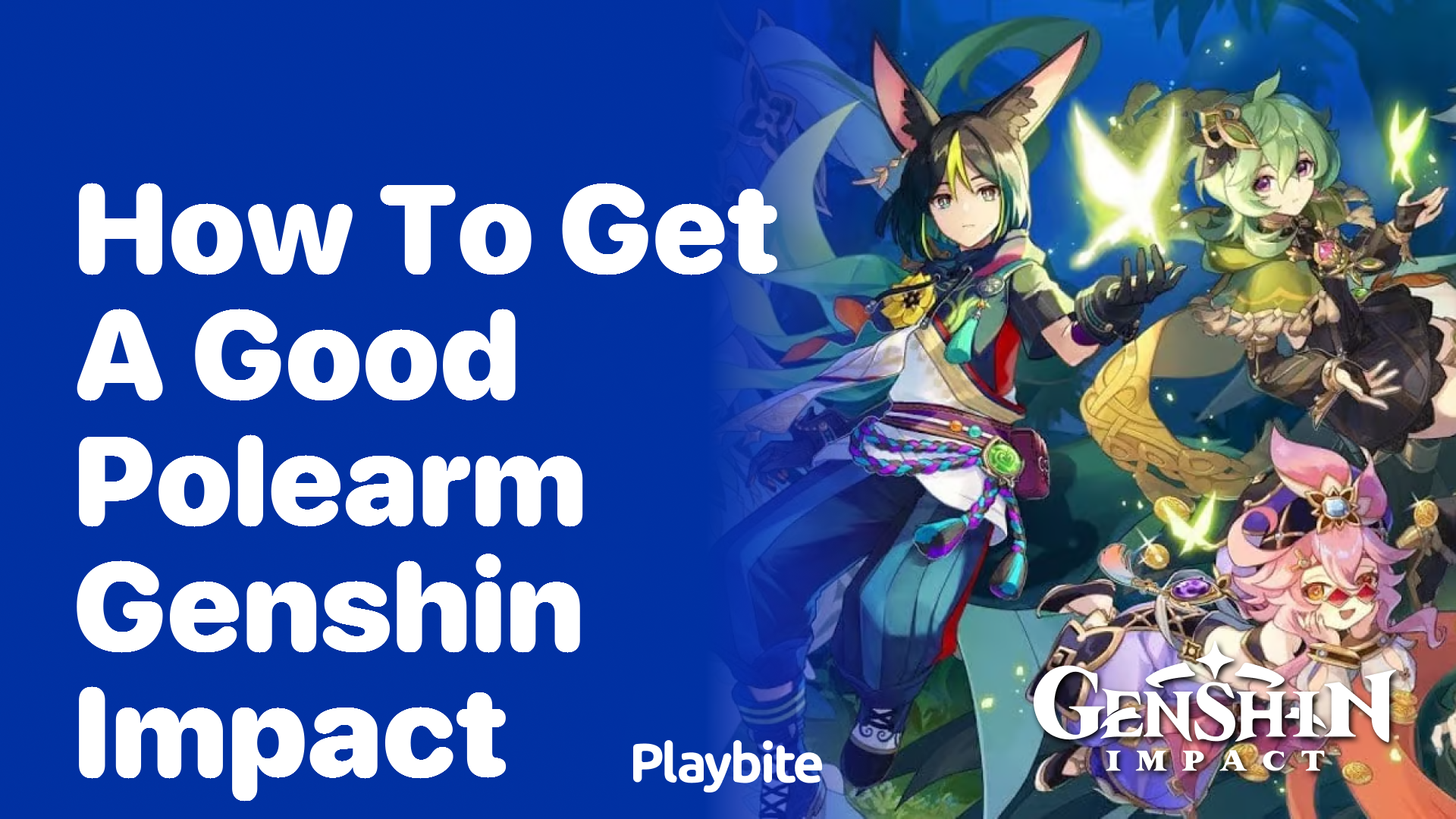 How to Get a Good Polearm in Genshin Impact