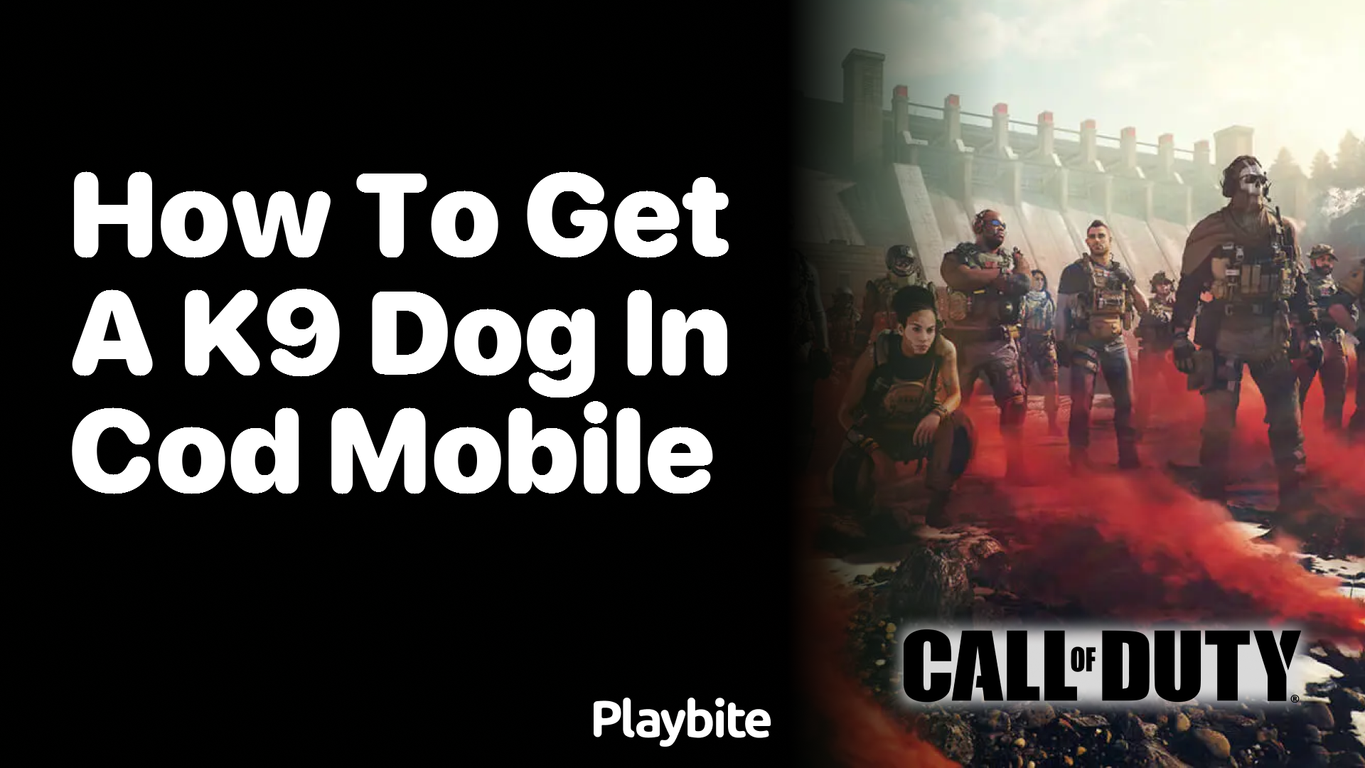 How to Get a K9 Dog in COD Mobile