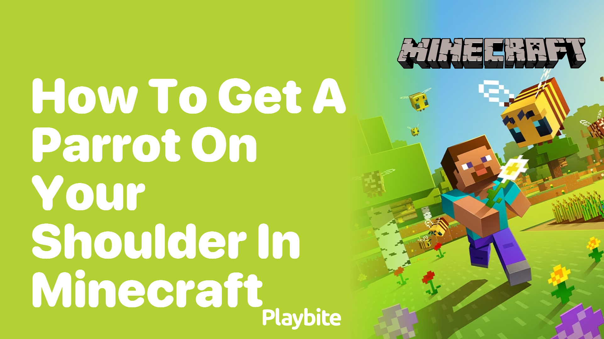 How to Get a Parrot on Your Shoulder in Minecraft