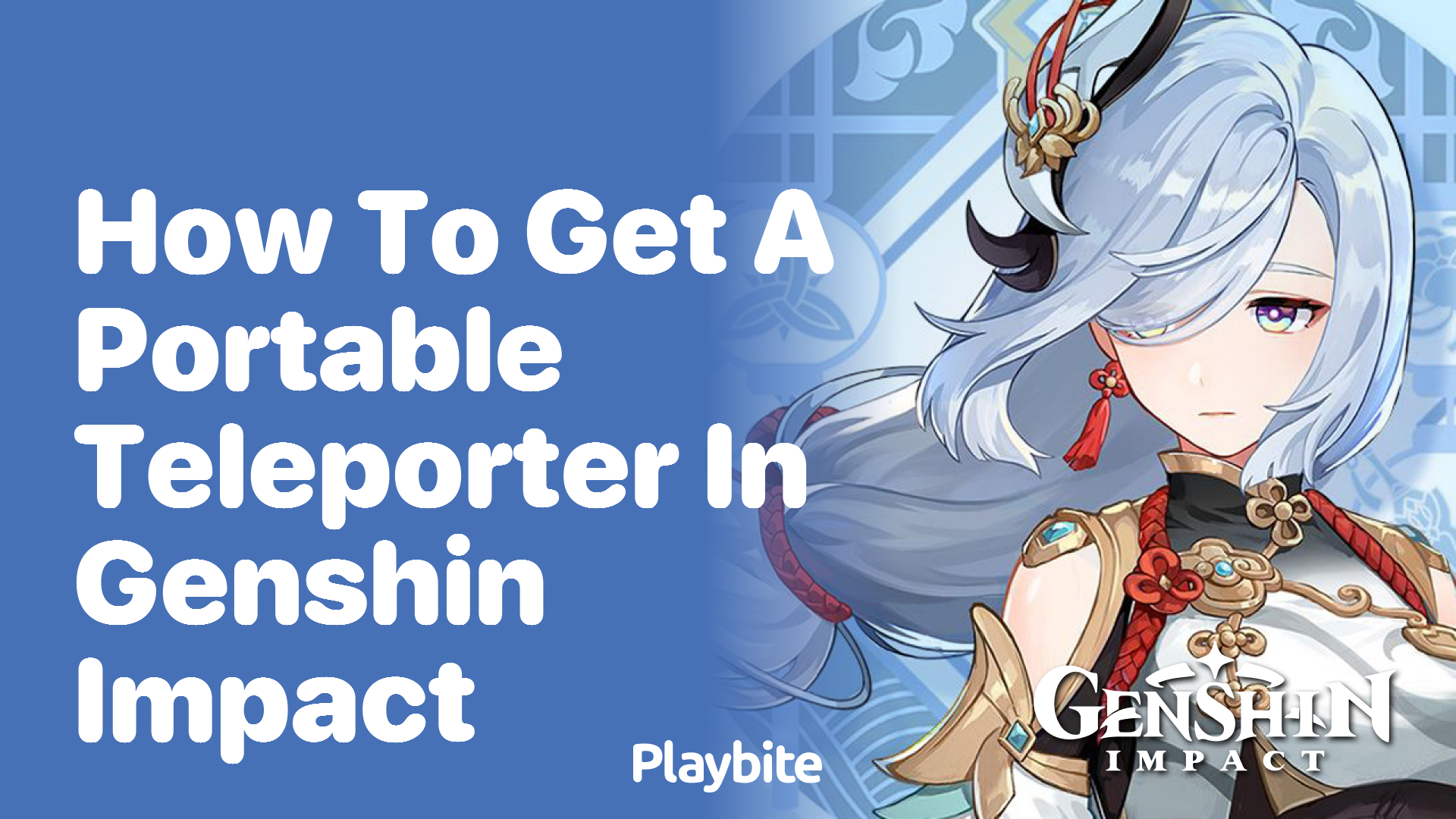 How to Get a Portable Teleporter in Genshin Impact
