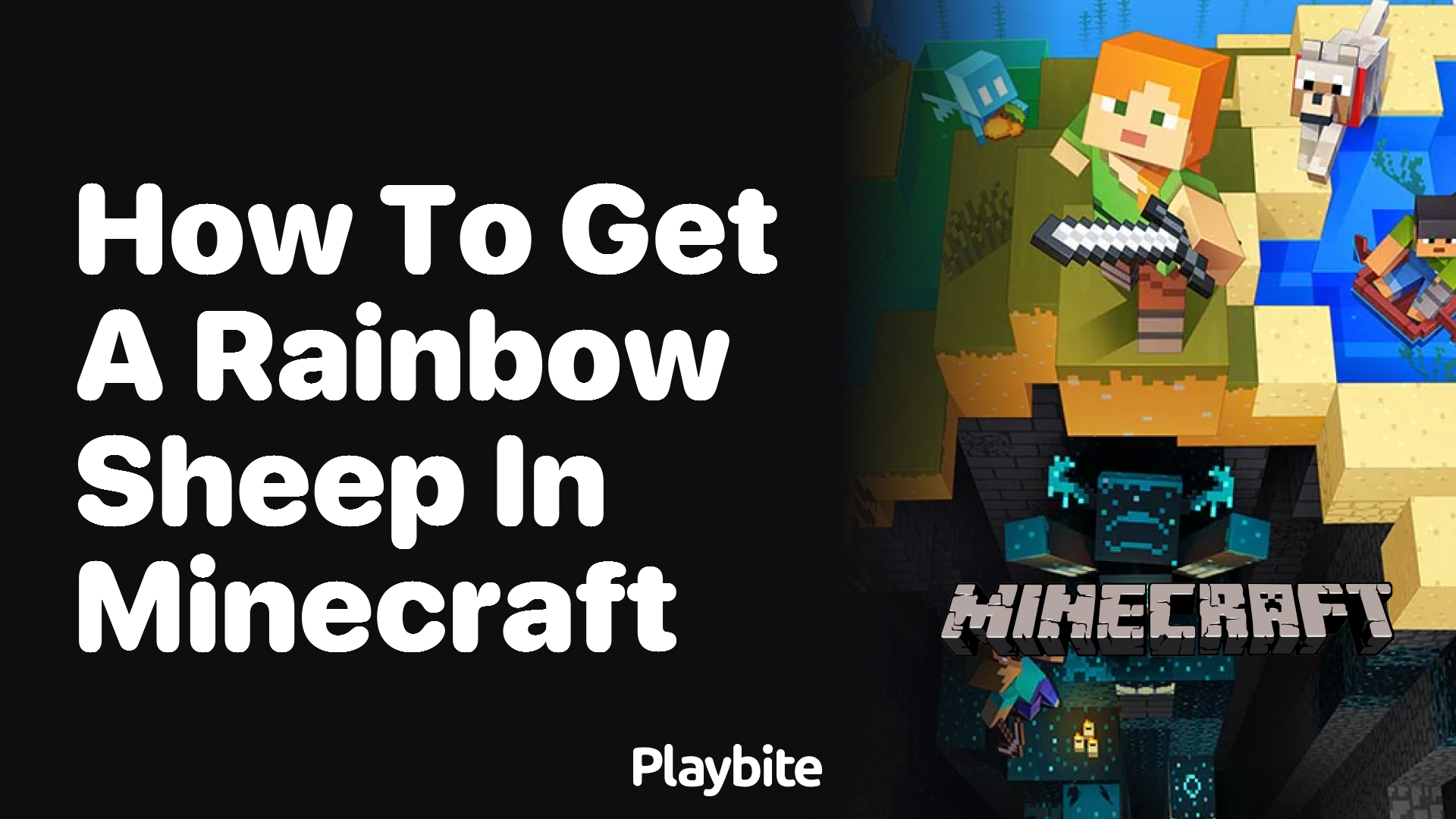 How to Get a Rainbow Sheep in Minecraft