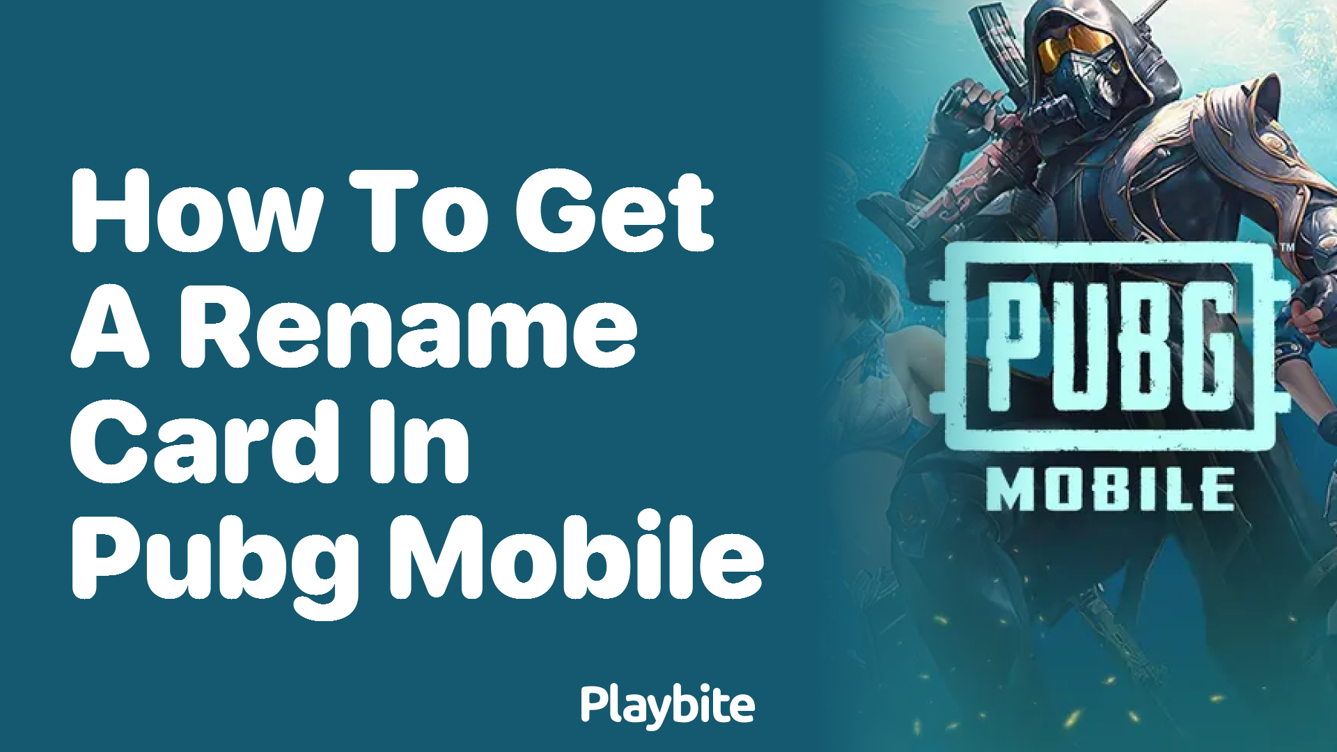 How to Get a Rename Card in PUBG Mobile