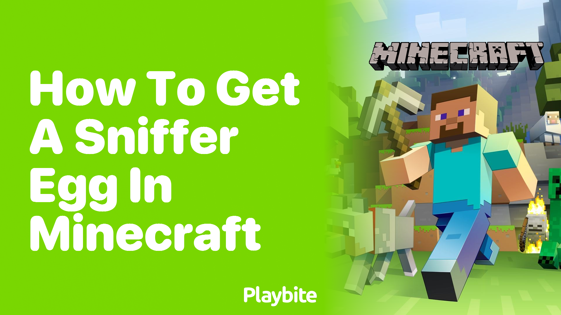 How to Get a Sniffer Egg in Minecraft