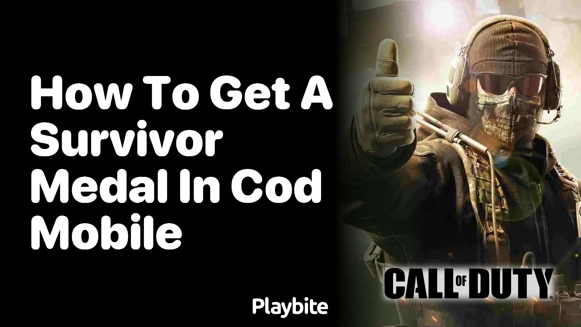 How to Get a Survivor Medal in COD Mobile