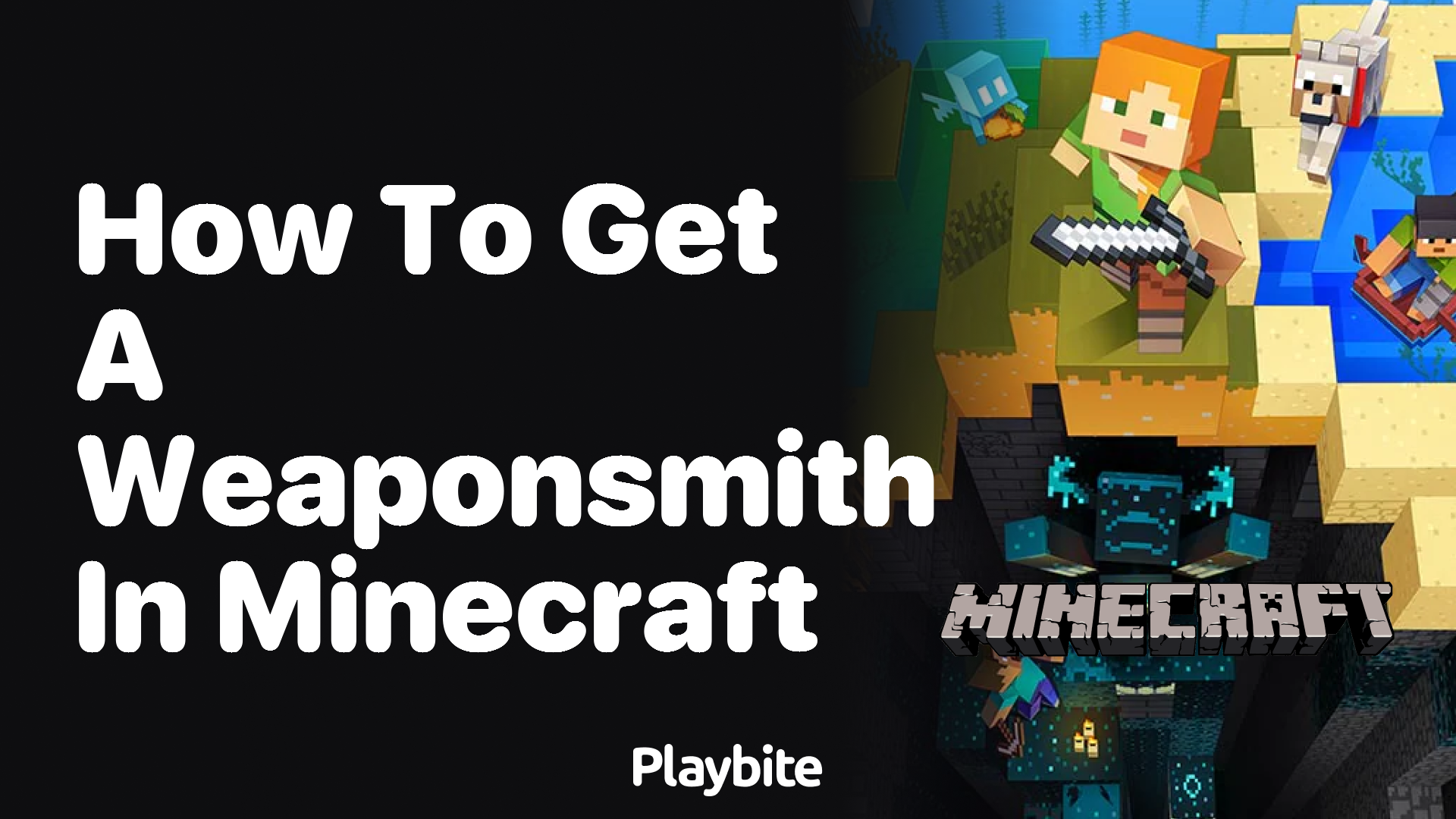 How to Get a Weaponsmith in Minecraft