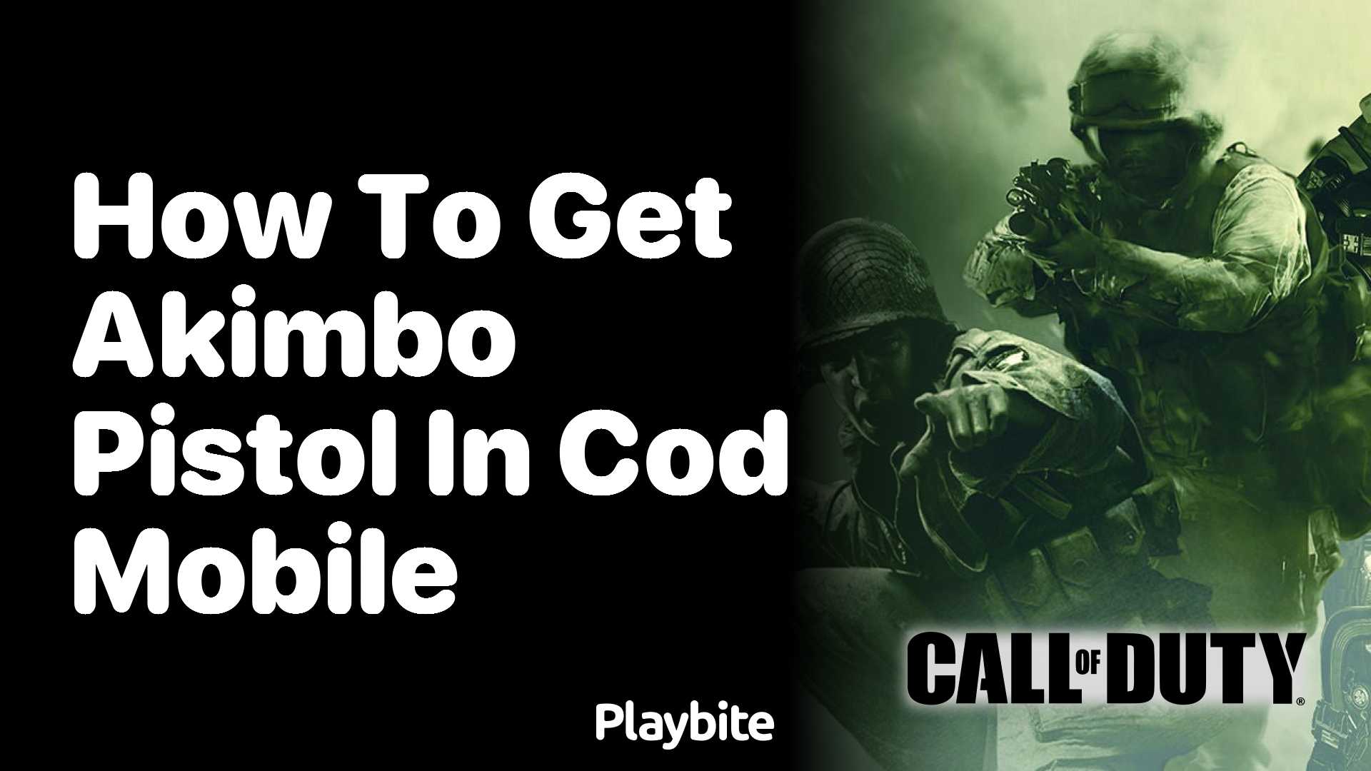 How to Get Akimbo Pistol in COD Mobile