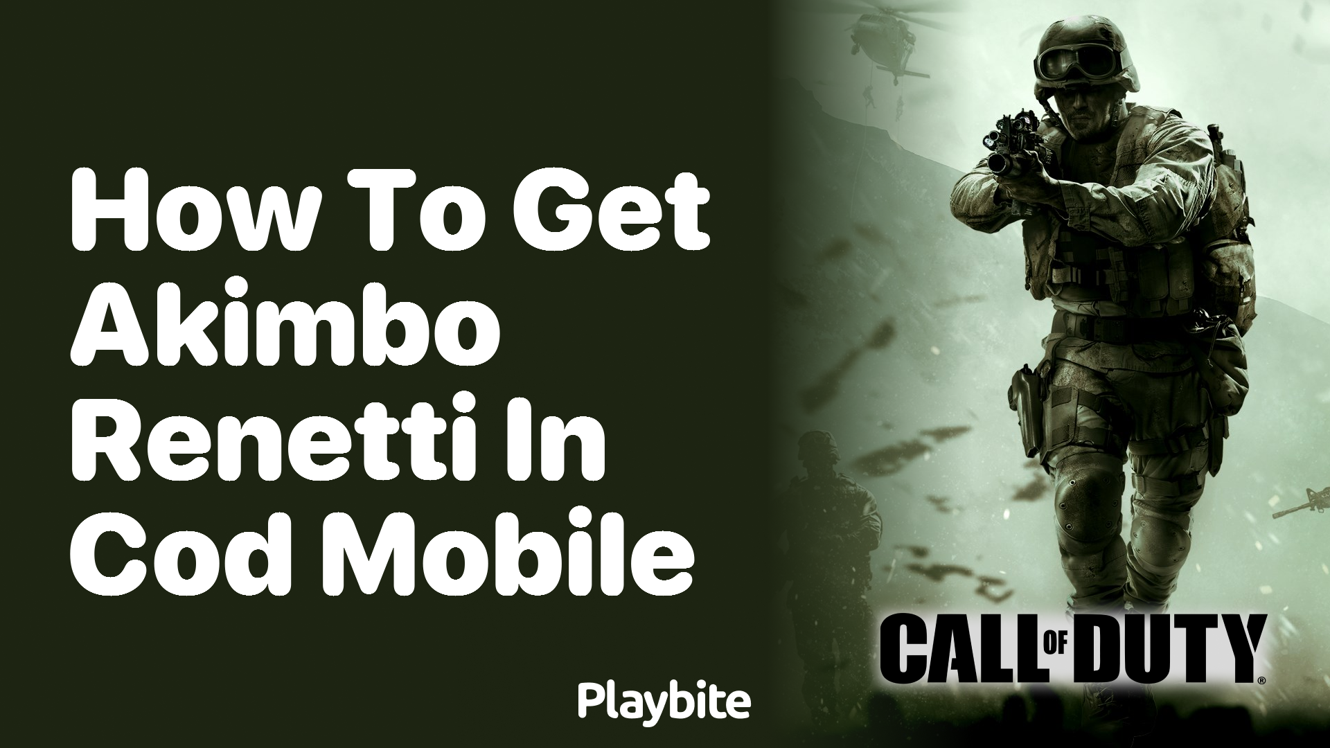 How to Get Akimbo Renetti in CoD Mobile