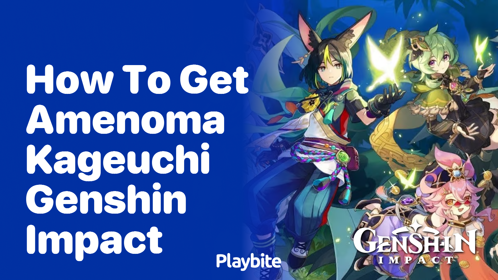 How to Get Amenoma Kageuchi in Genshin Impact