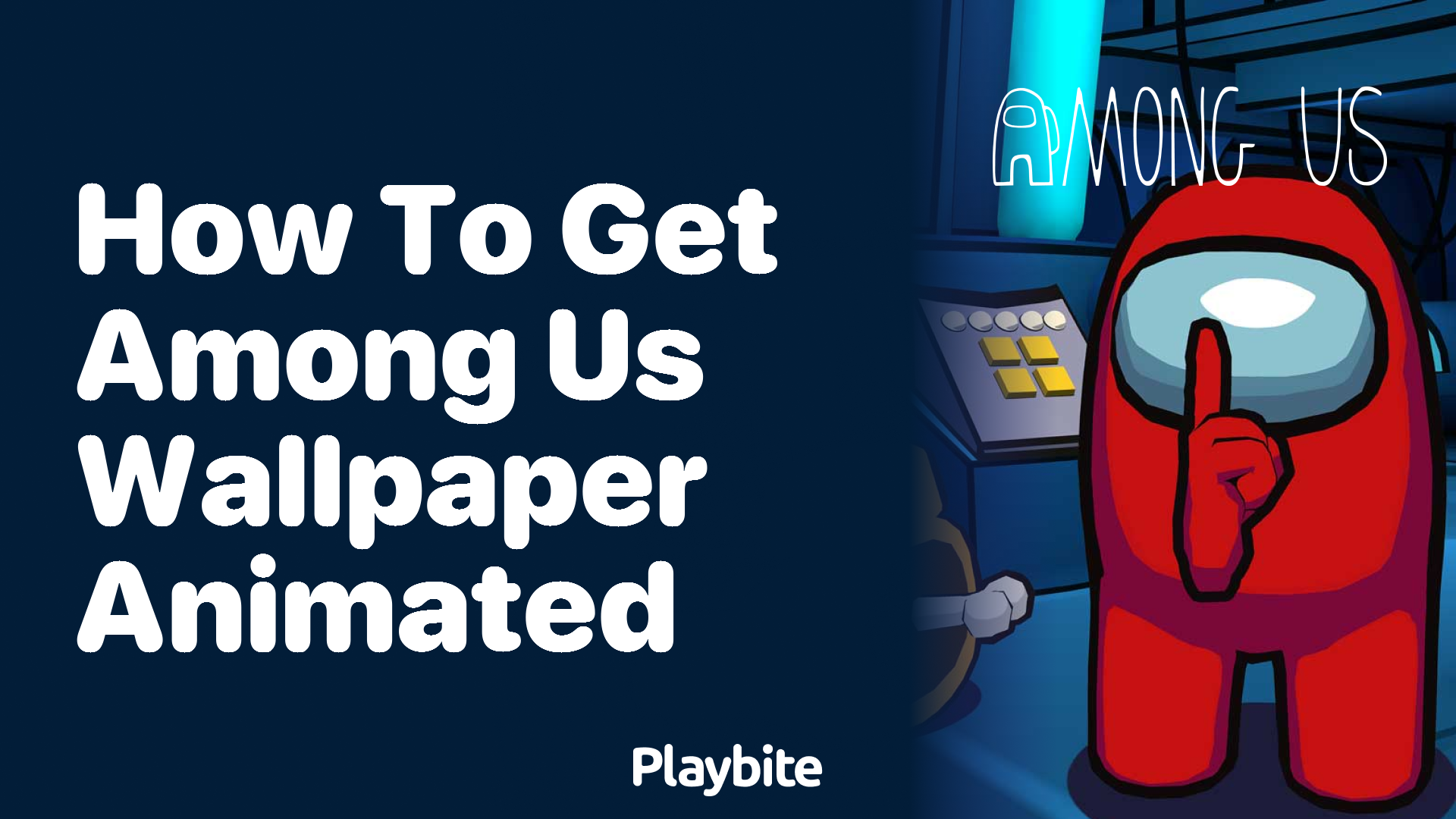 How to Get Animated Among Us Wallpapers