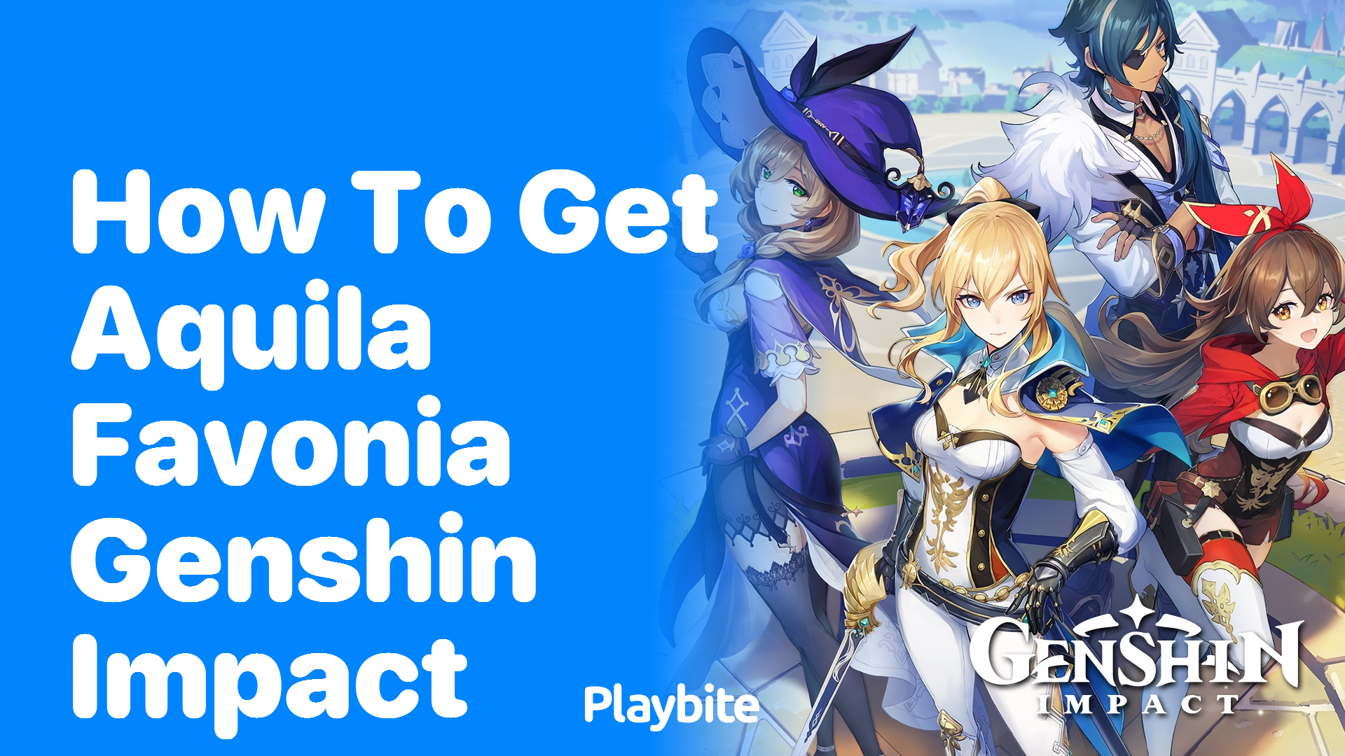 How to Get Aquila Favonia in Genshin Impact