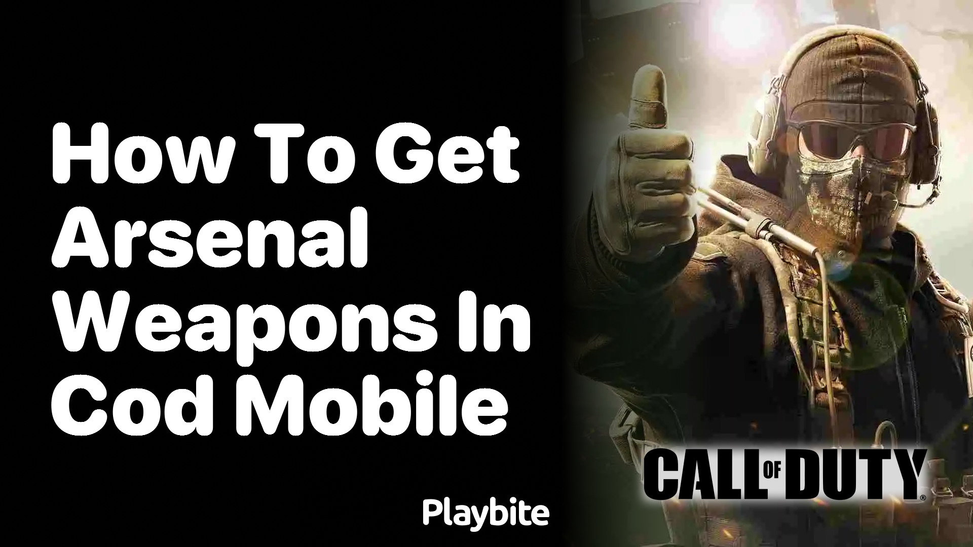 How to Get Arsenal Weapons in COD Mobile