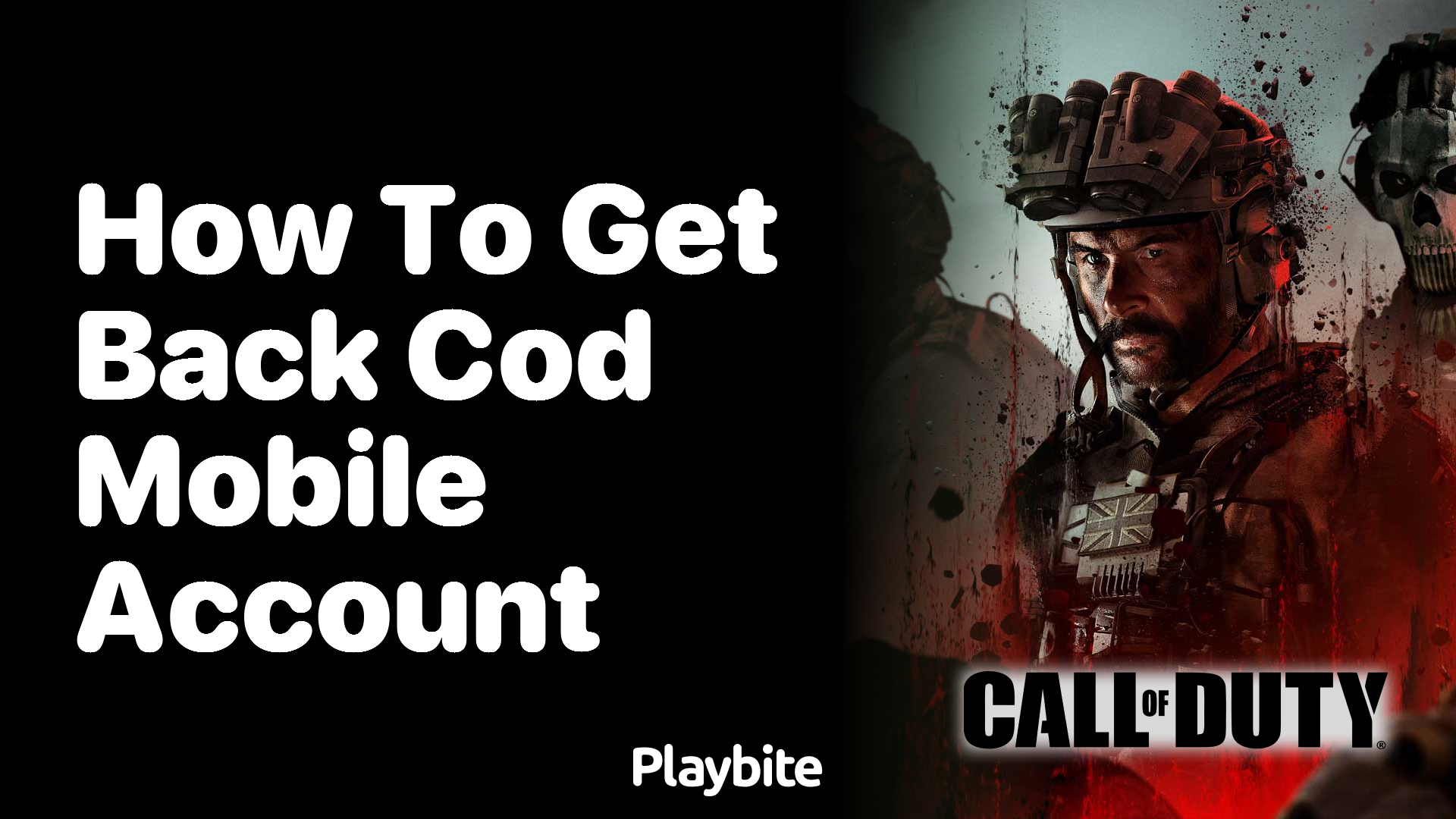 How to Recover Your Call of Duty Mobile Account
