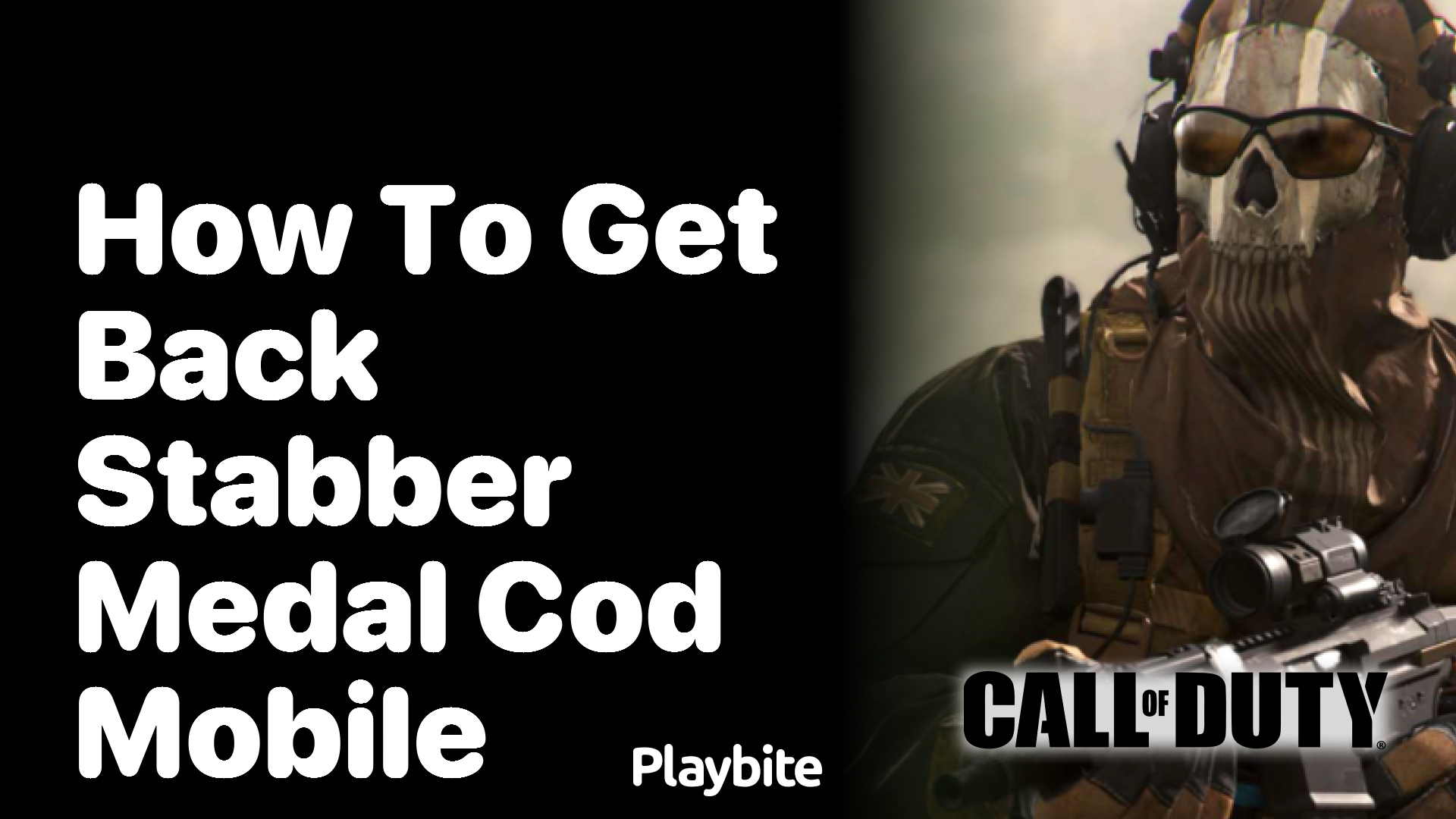 How to Get the Back Stabber Medal in COD Mobile