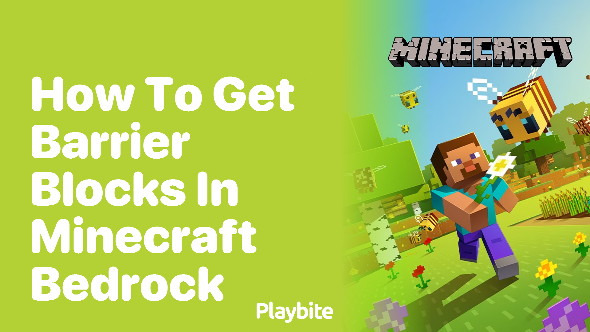 How to Get Barrier Blocks in Minecraft Bedrock Playbite