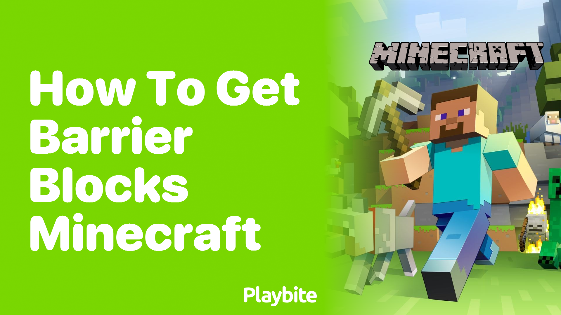 How to Get Barrier Blocks in Minecraft