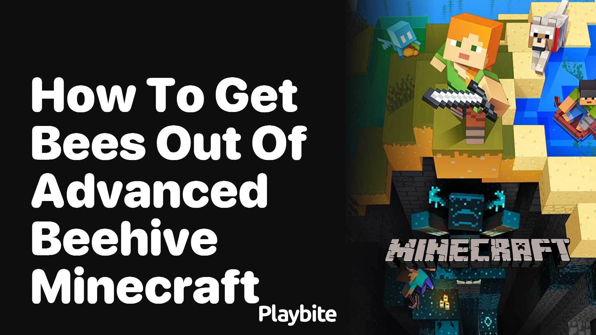 How to Get Bees Out of an Advanced Beehive in Minecraft