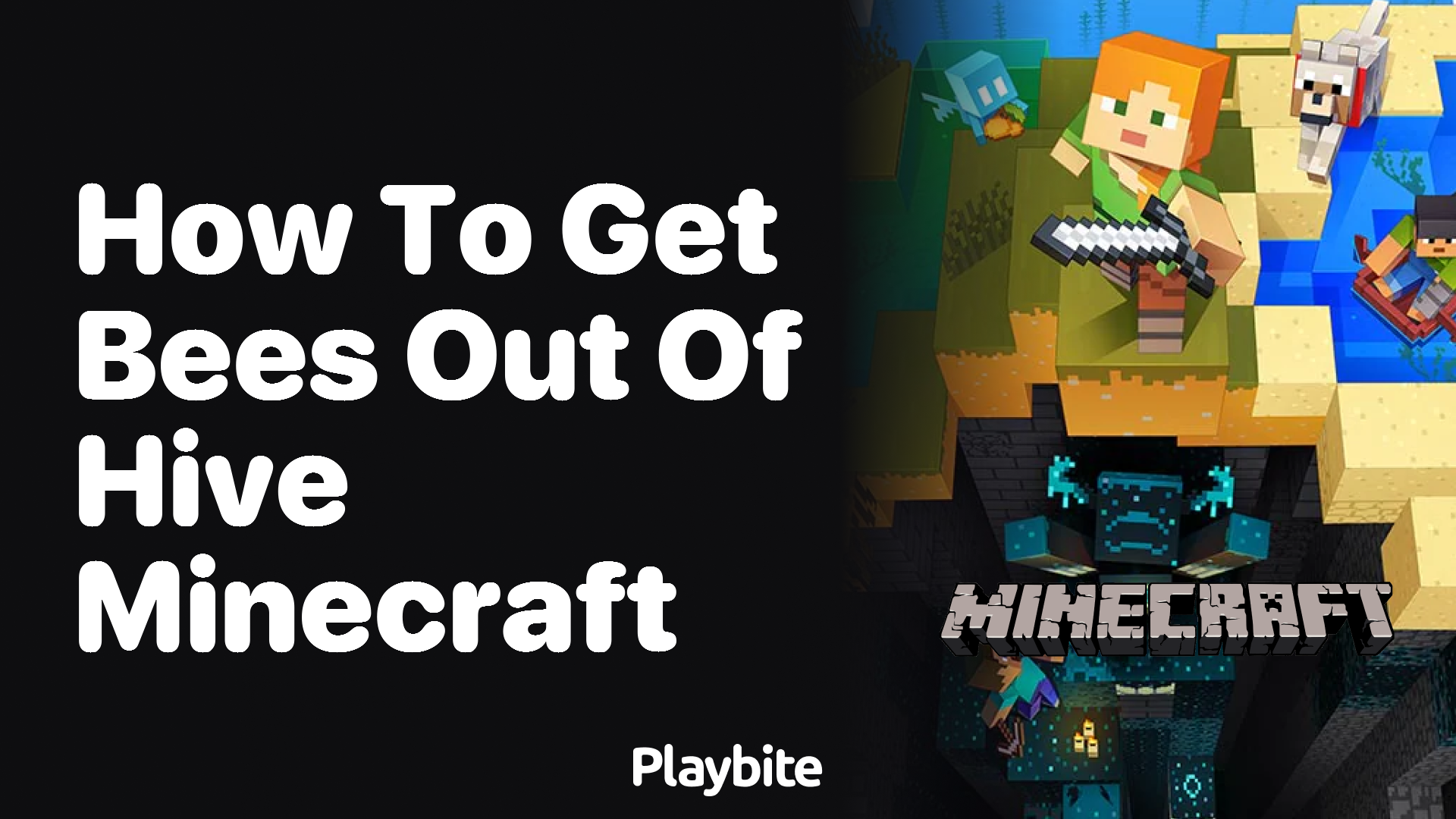 How To Get Bees Out of a Hive in Minecraft