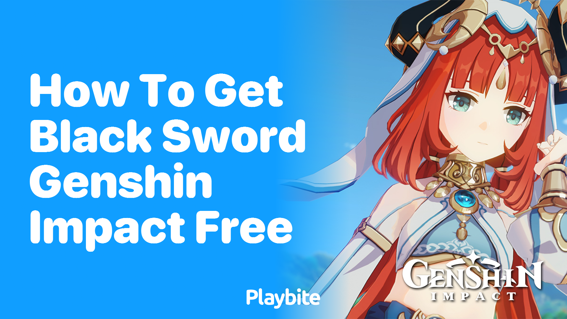 How to Get the Black Sword in Genshin Impact for Free