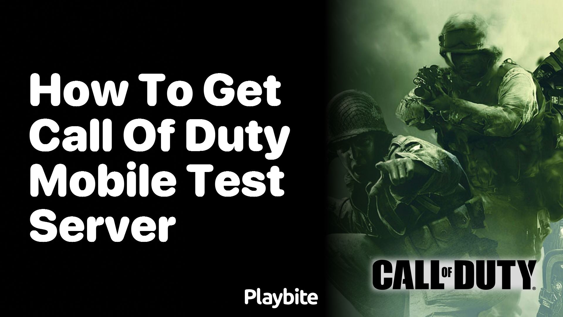 How to Get the Call of Duty Mobile Test Server