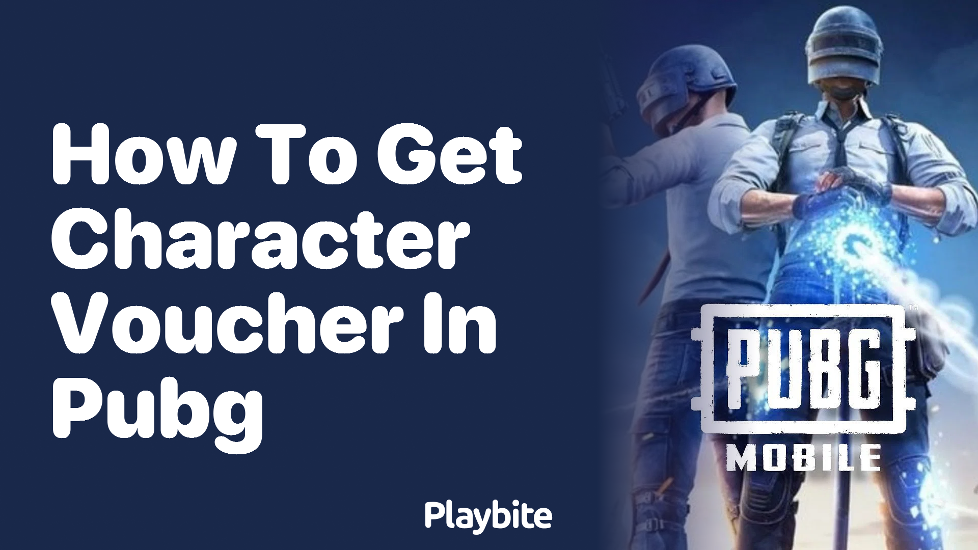 How to Get Character Voucher in PUBG Mobile