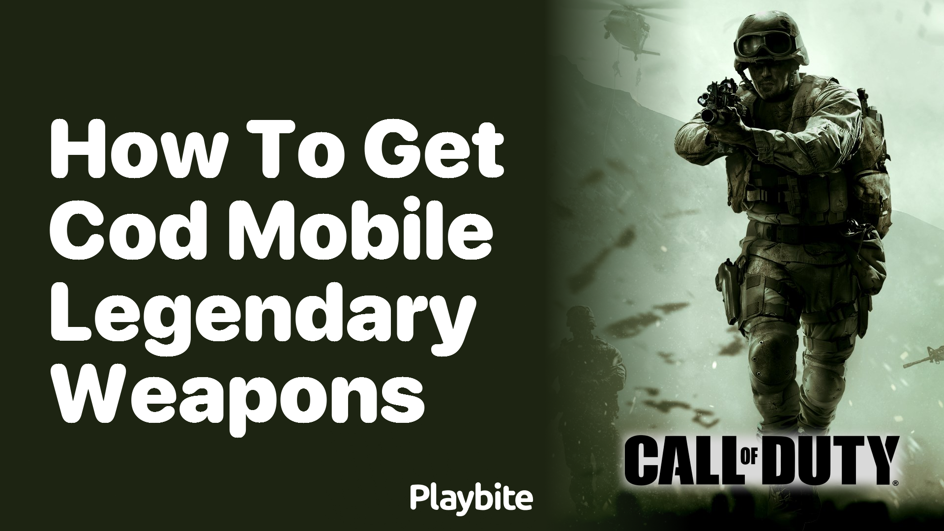 How to Get Legendary Weapons in COD Mobile Playbite