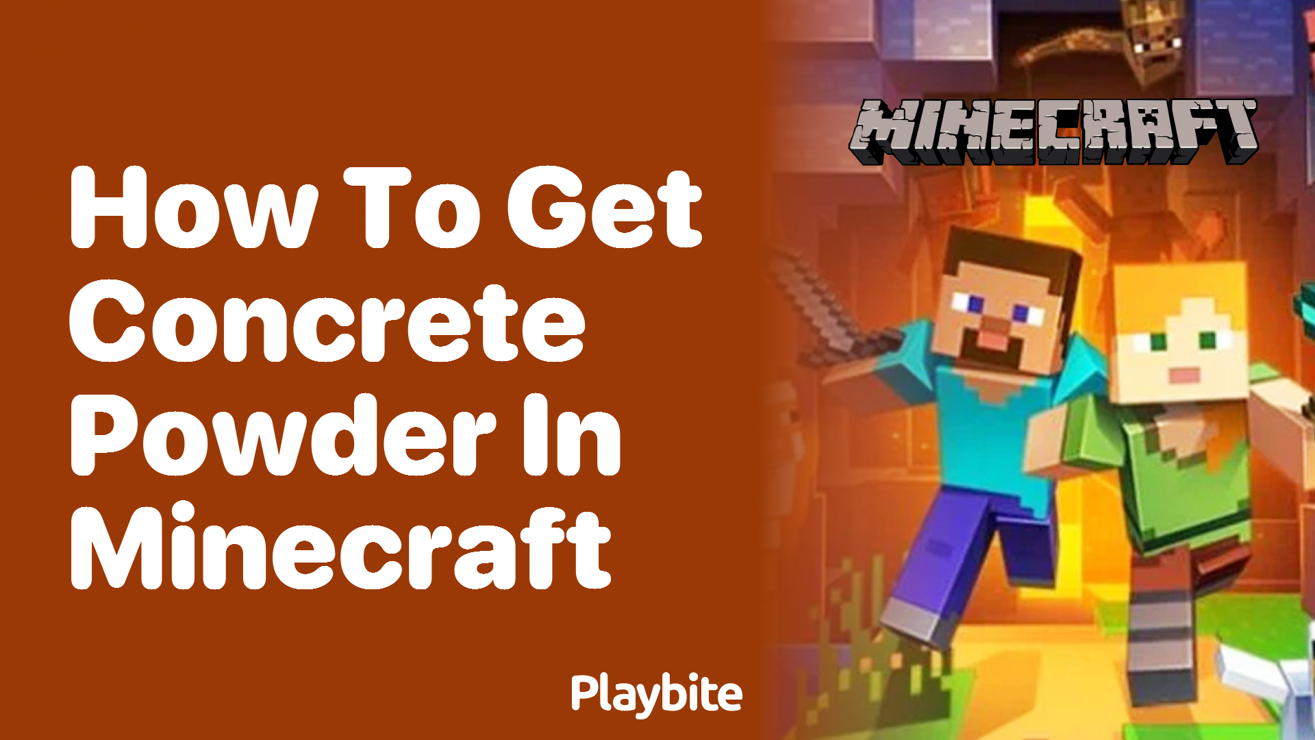 How to Get Concrete Powder in Minecraft