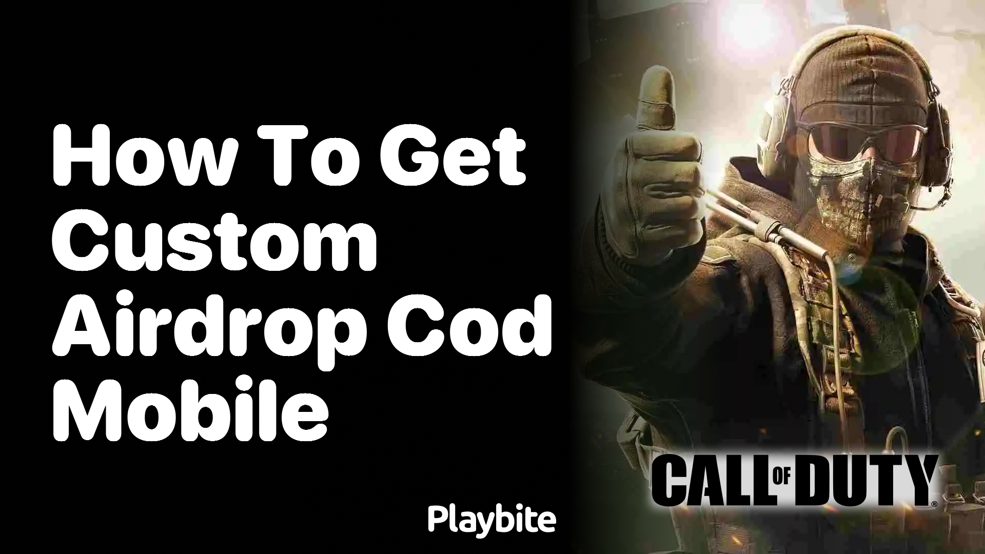 How to Get a Custom Airdrop in COD Mobile?