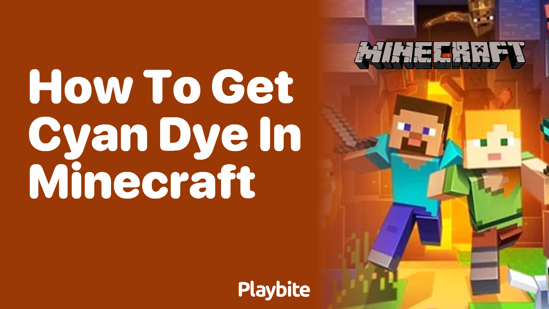 How to Get Cyan Dye in Minecraft Playbite