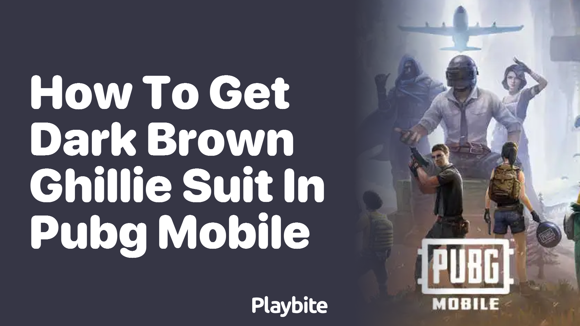 How to Get the Dark Brown Ghillie Suit in PUBG Mobile
