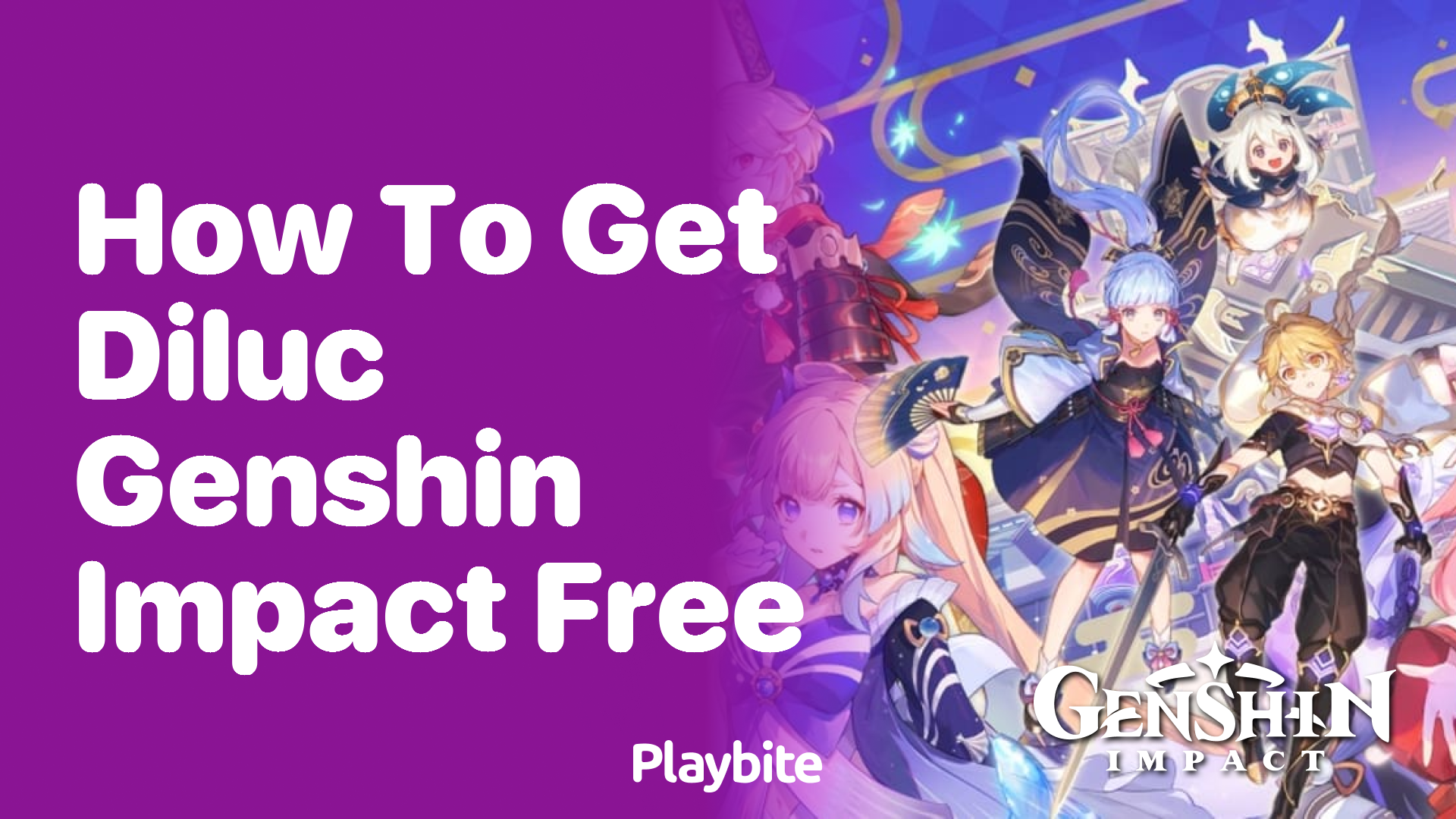 How to Get Diluc in Genshin Impact for Free