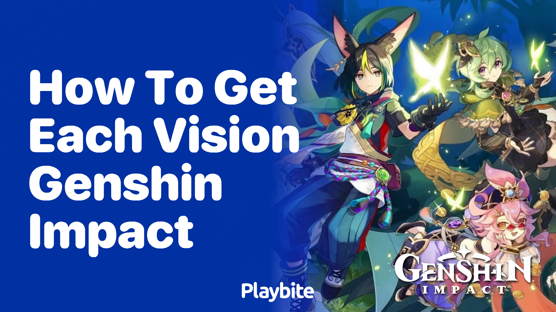How to Get Each Vision in Genshin Impact