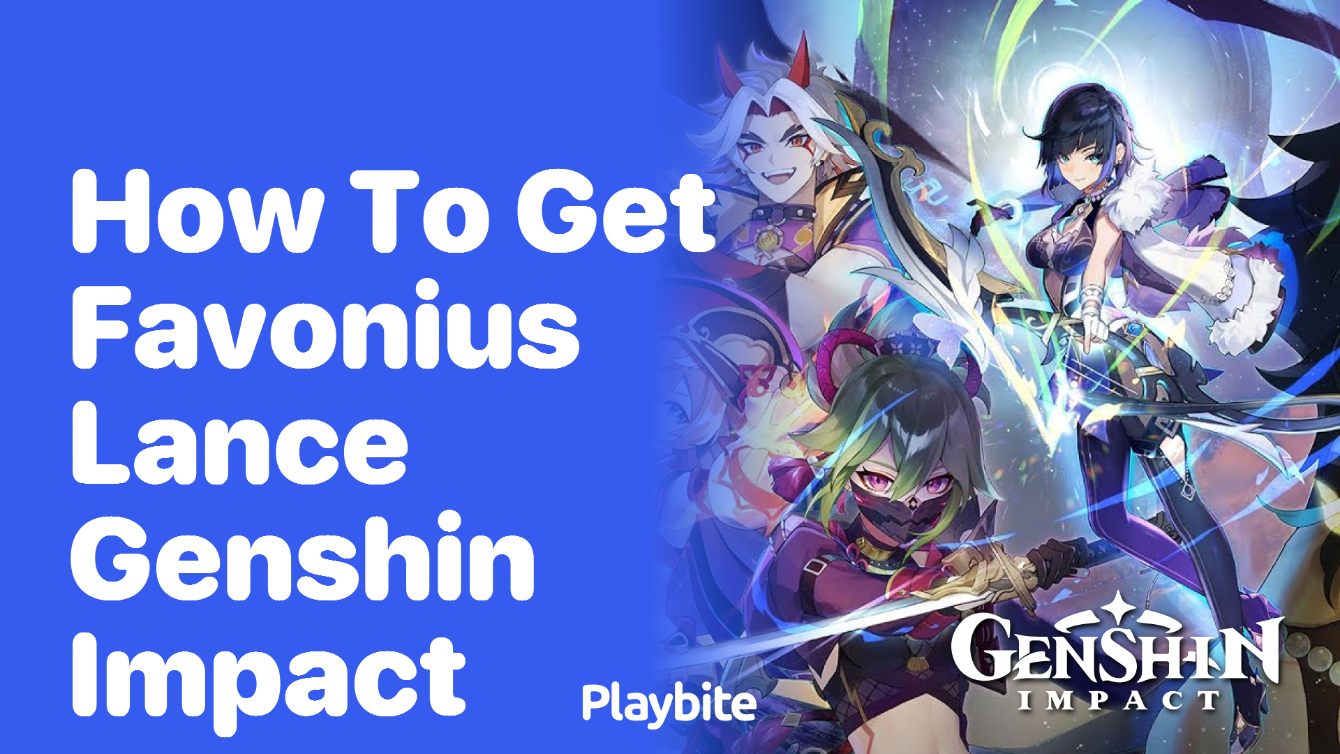 How to Get the Favonius Lance in Genshin Impact