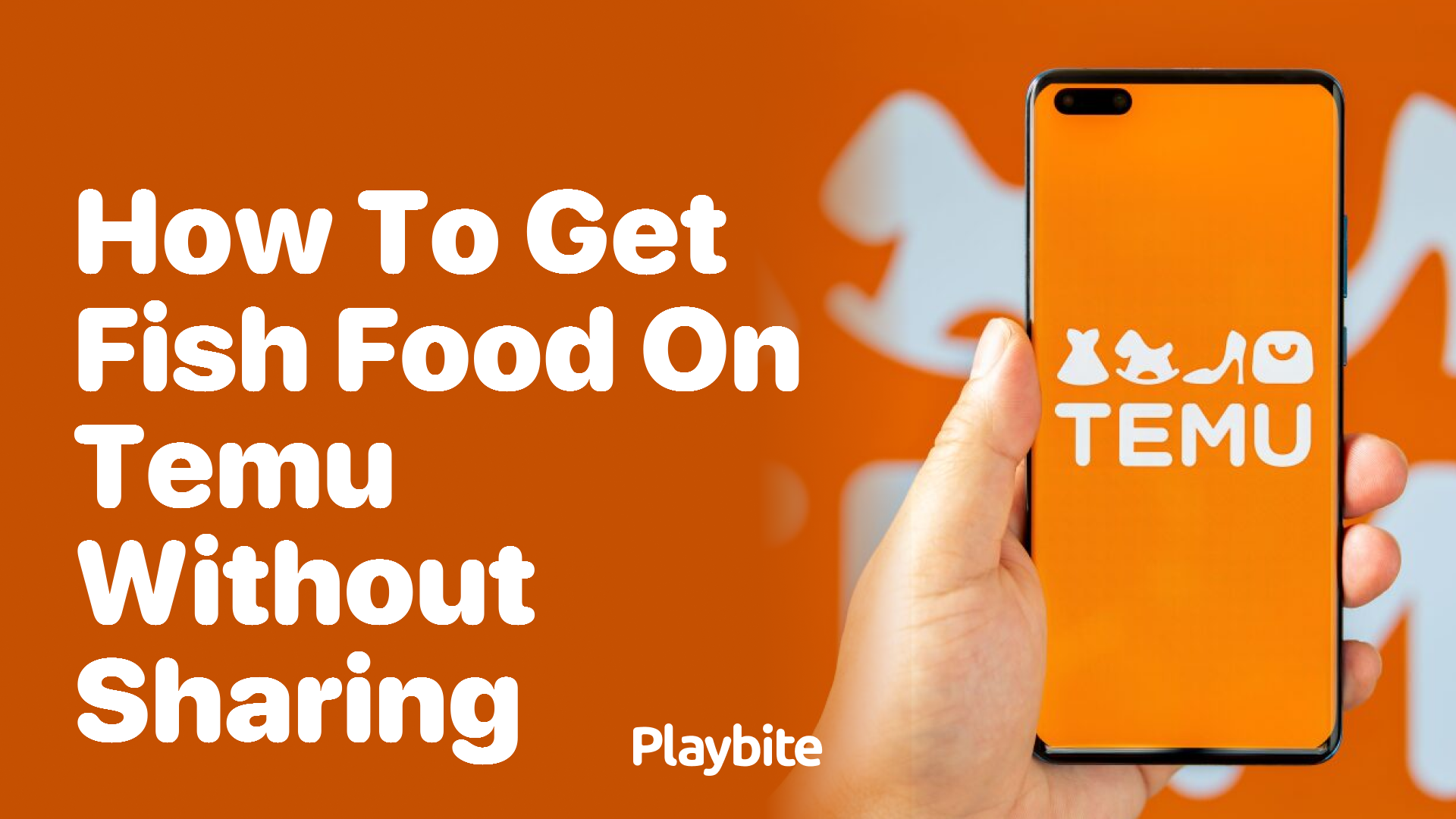 How to Get Fish Food on Temu Without Sharing