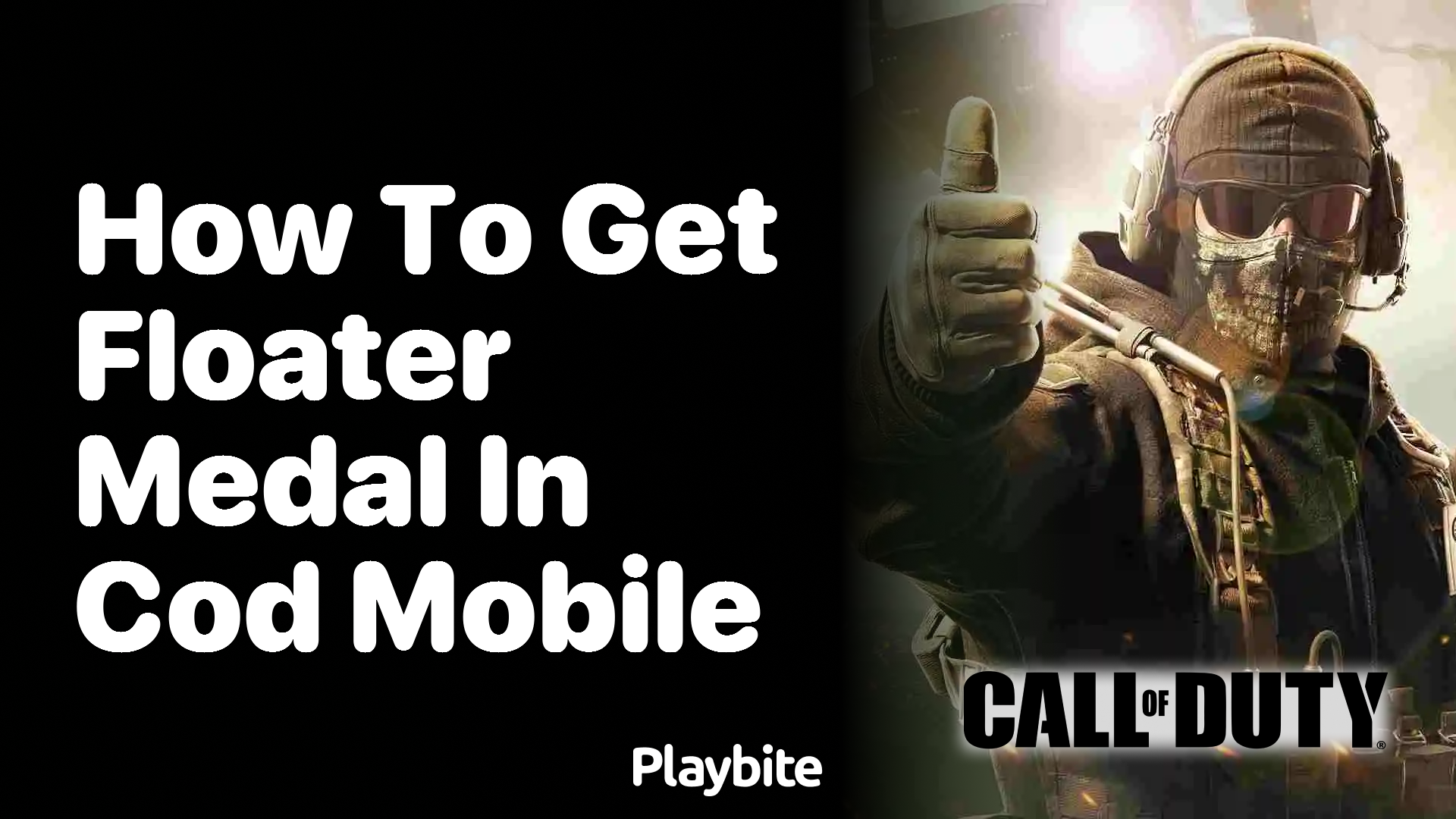 How to Get Floater Medal in COD Mobile