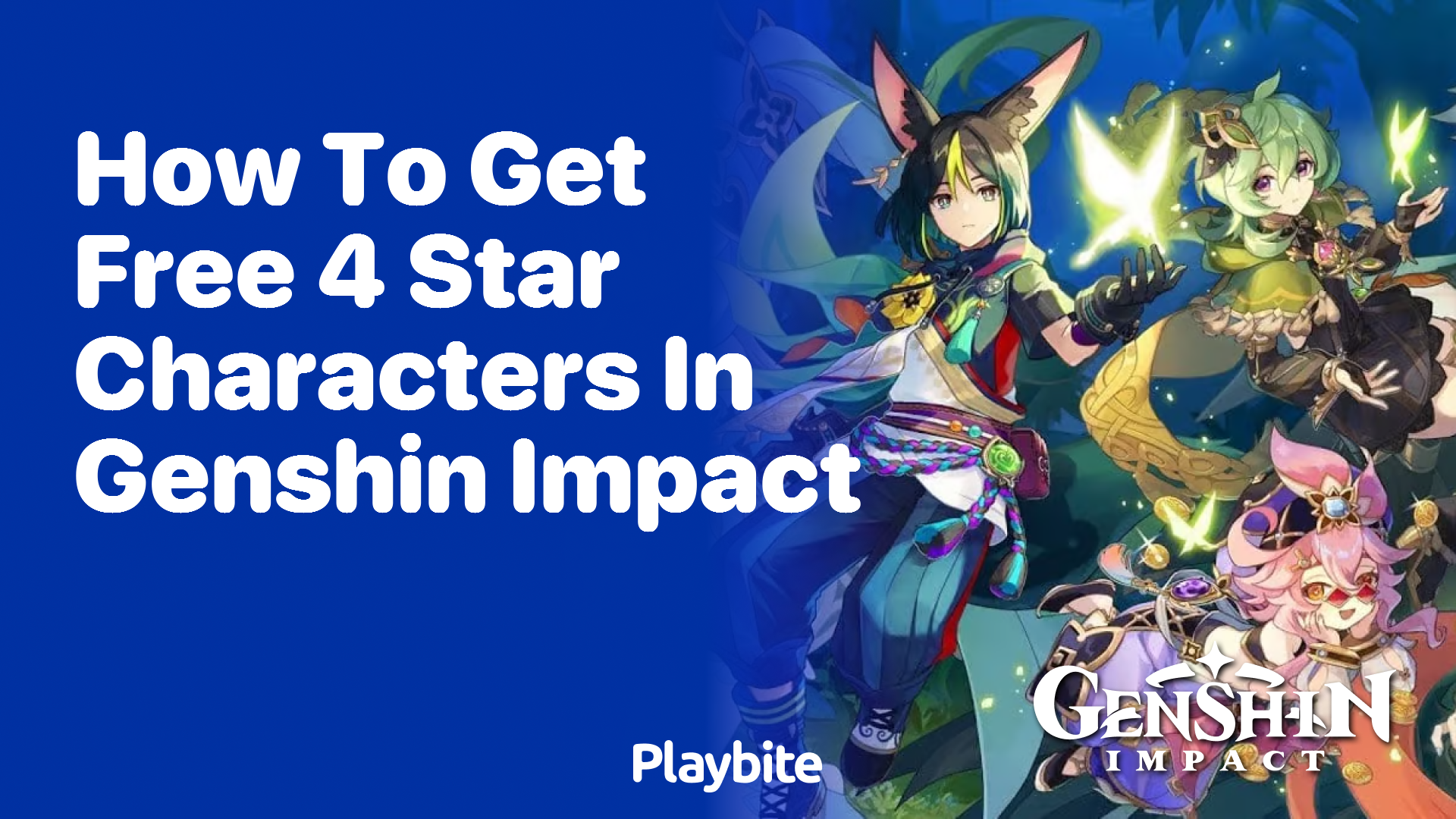 How to Get Free 4-Star Characters in Genshin Impact