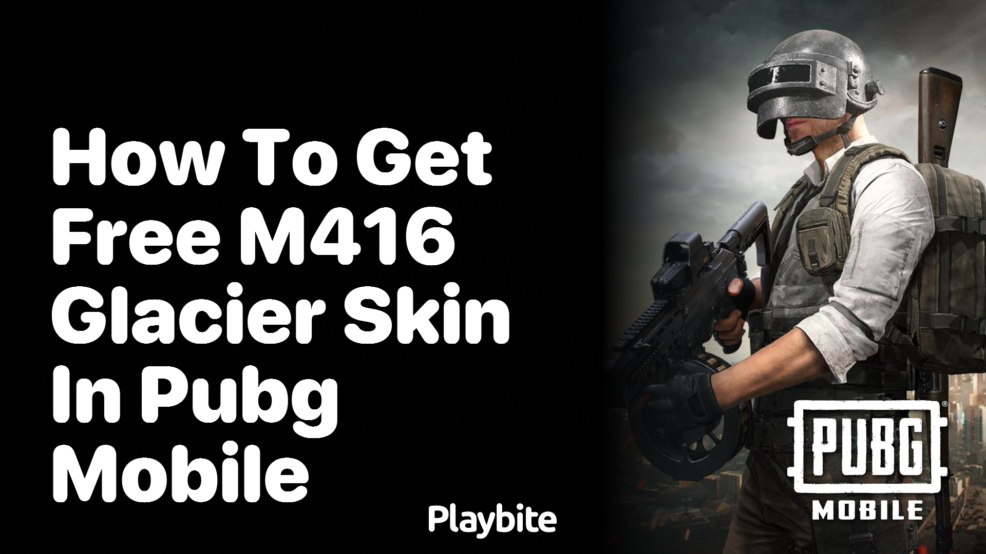 How to Get Free M416 Glacier Skin in PUBG Mobile