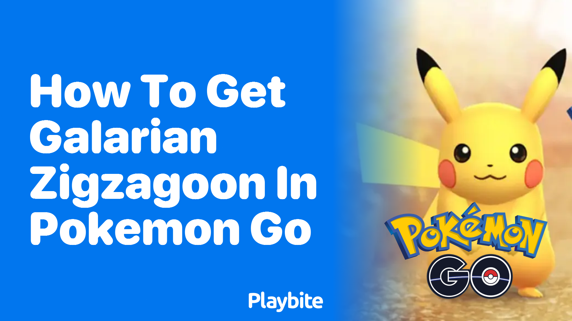 How to Get Galarian Zigzagoon in Pokemon GO