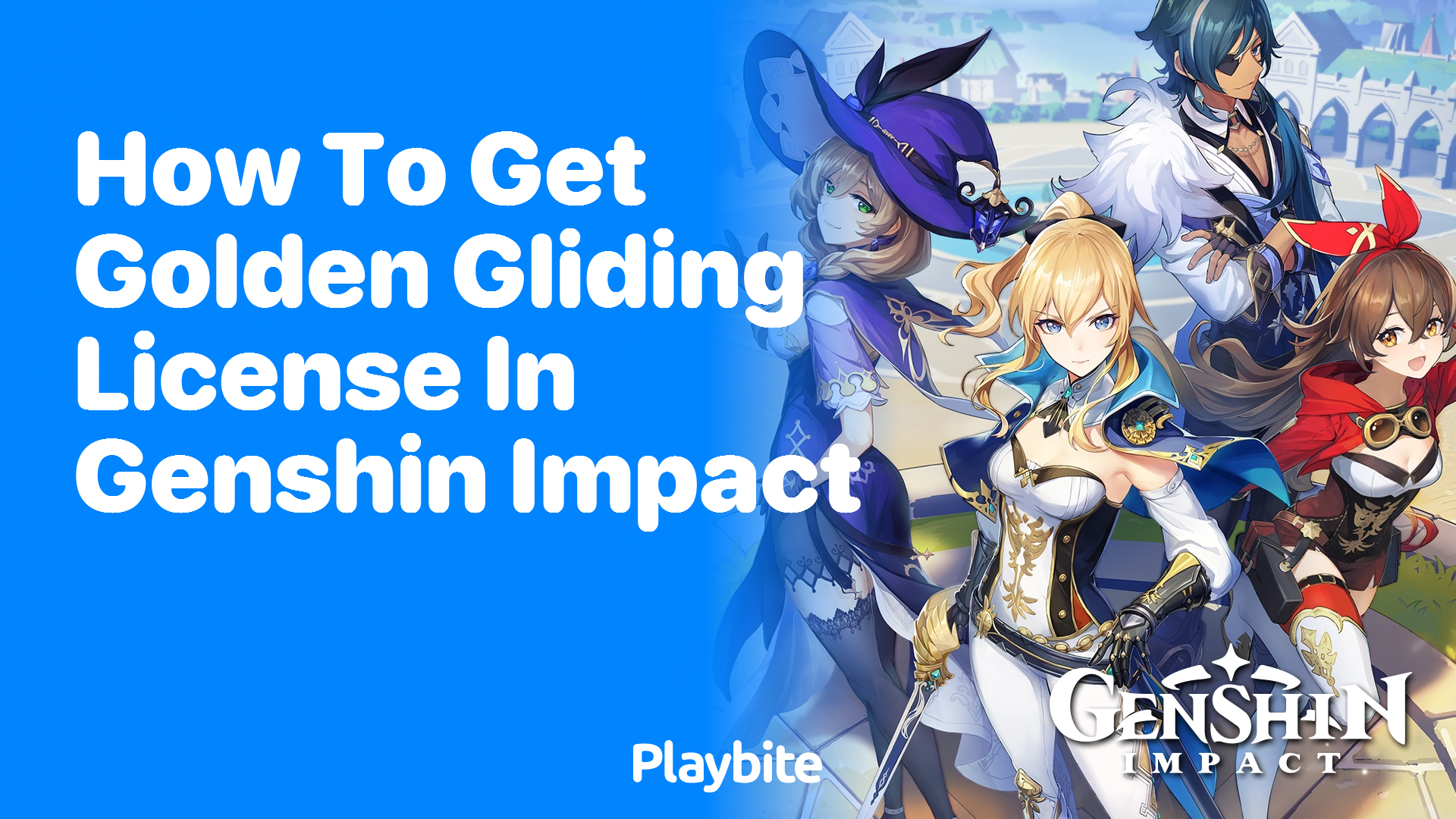 How to Get the Golden Gliding License in Genshin Impact