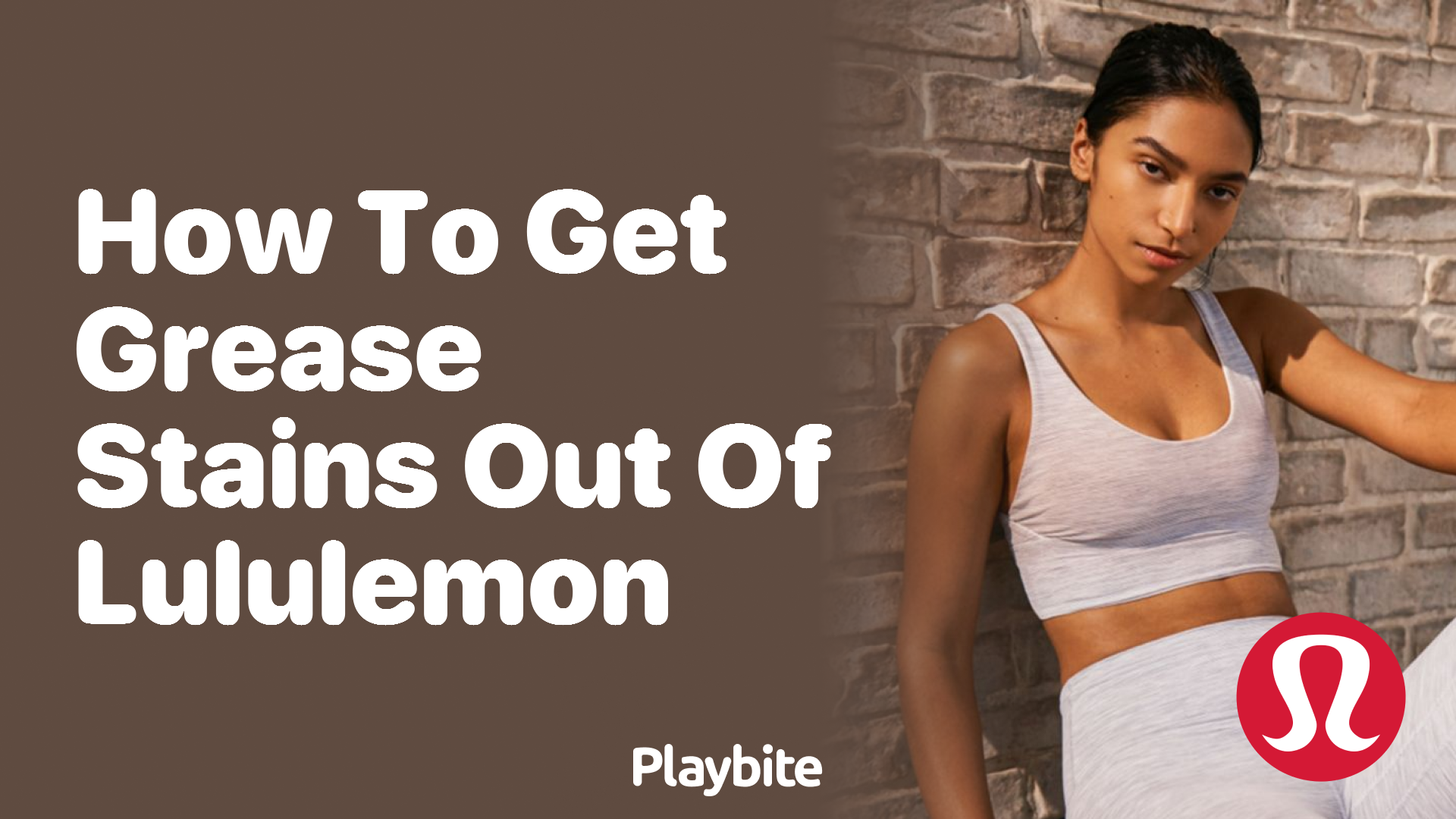 How to Get Grease Stains Out of Lululemon Activewear