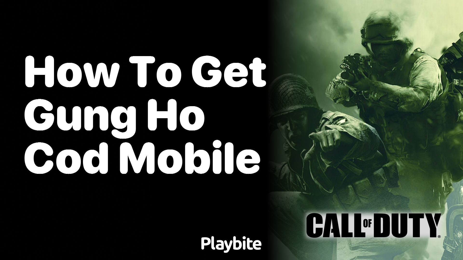 How to Get Gung Ho in COD Mobile?