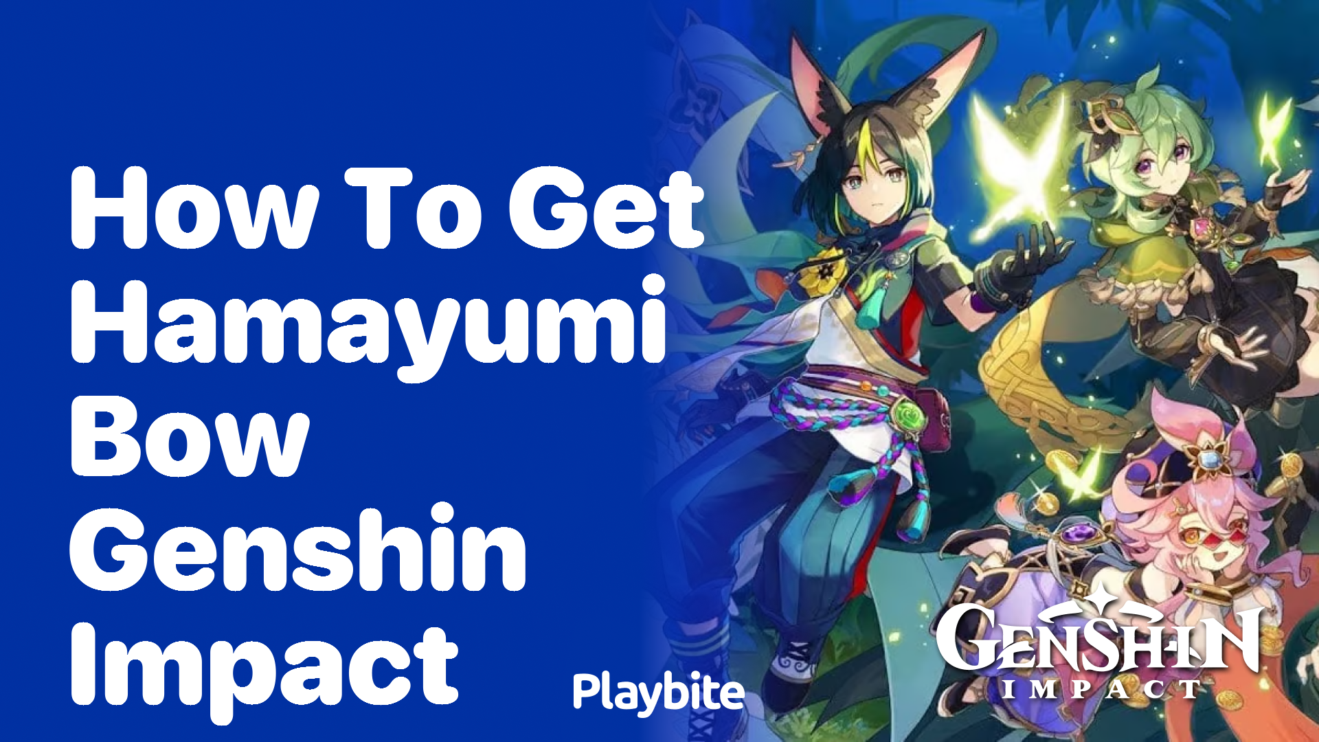 How to Get the Hamayumi Bow in Genshin Impact